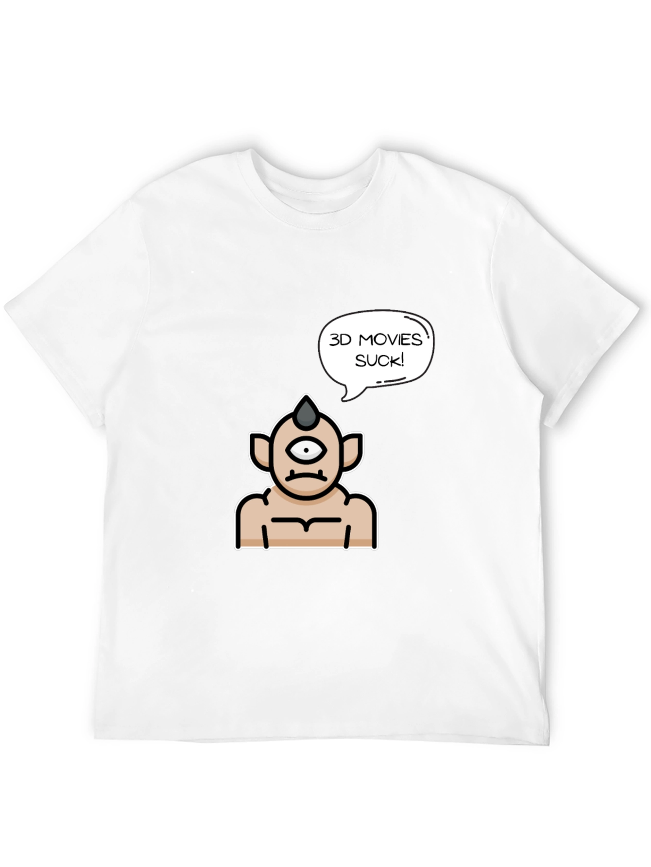 3D Movies Suck Graphic Tee