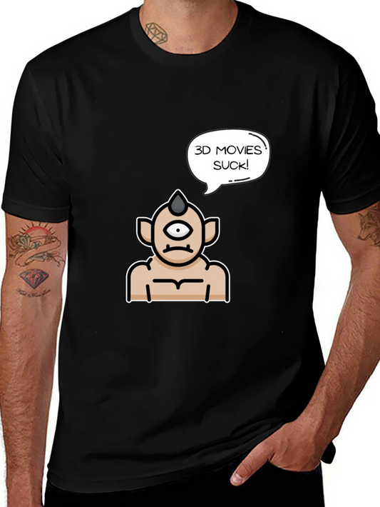 3D Movies Suck Graphic Tee