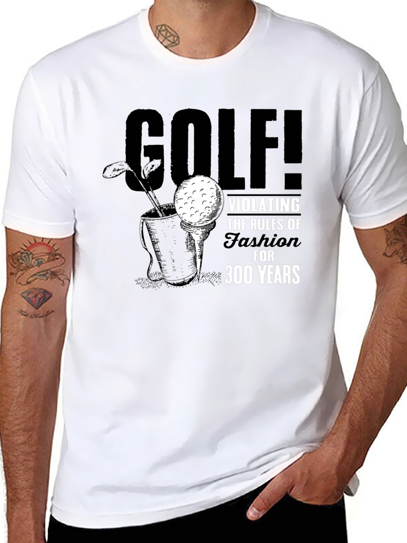 Golf Fashion Rules T-Shirt - Humorous Golf Apparel