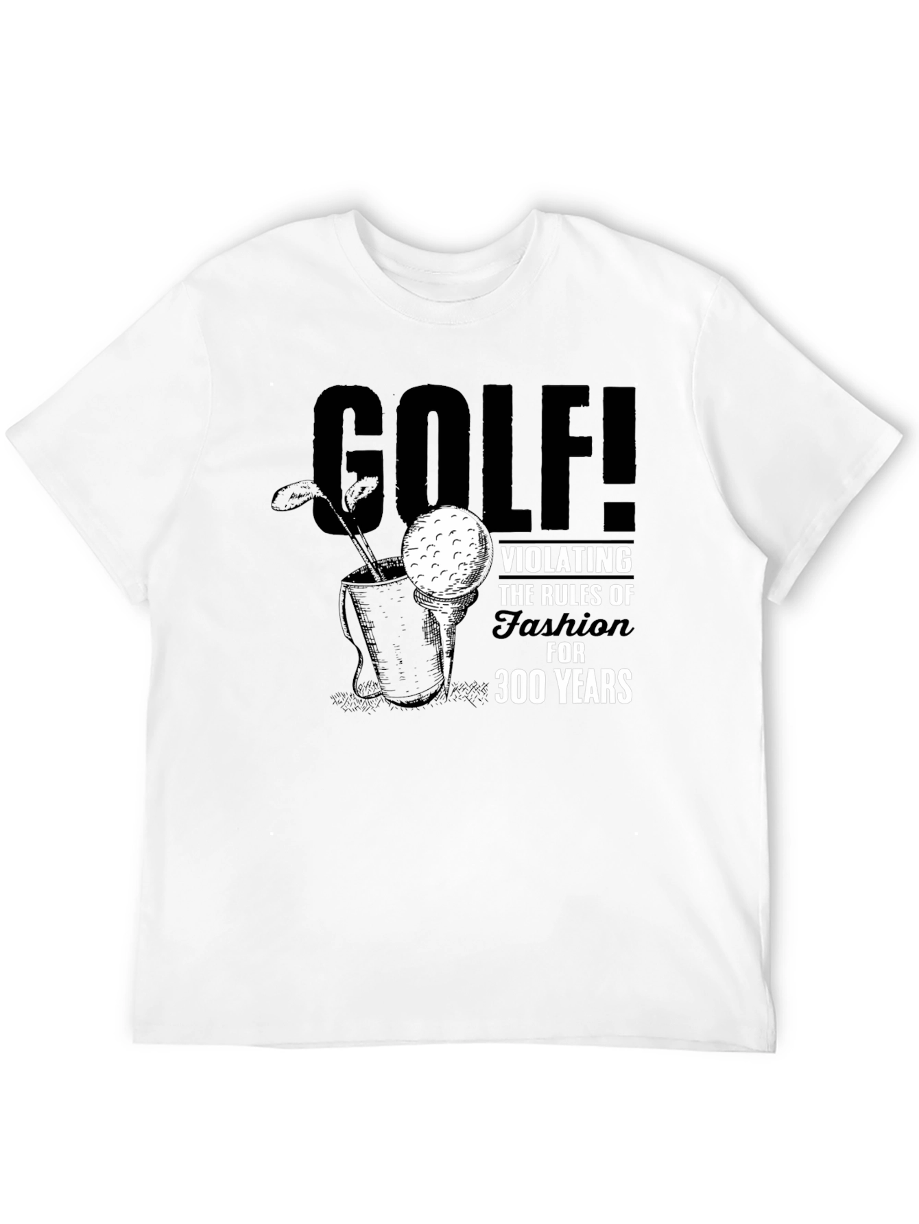 Golf Fashion Rules T-Shirt - Humorous Golf Apparel