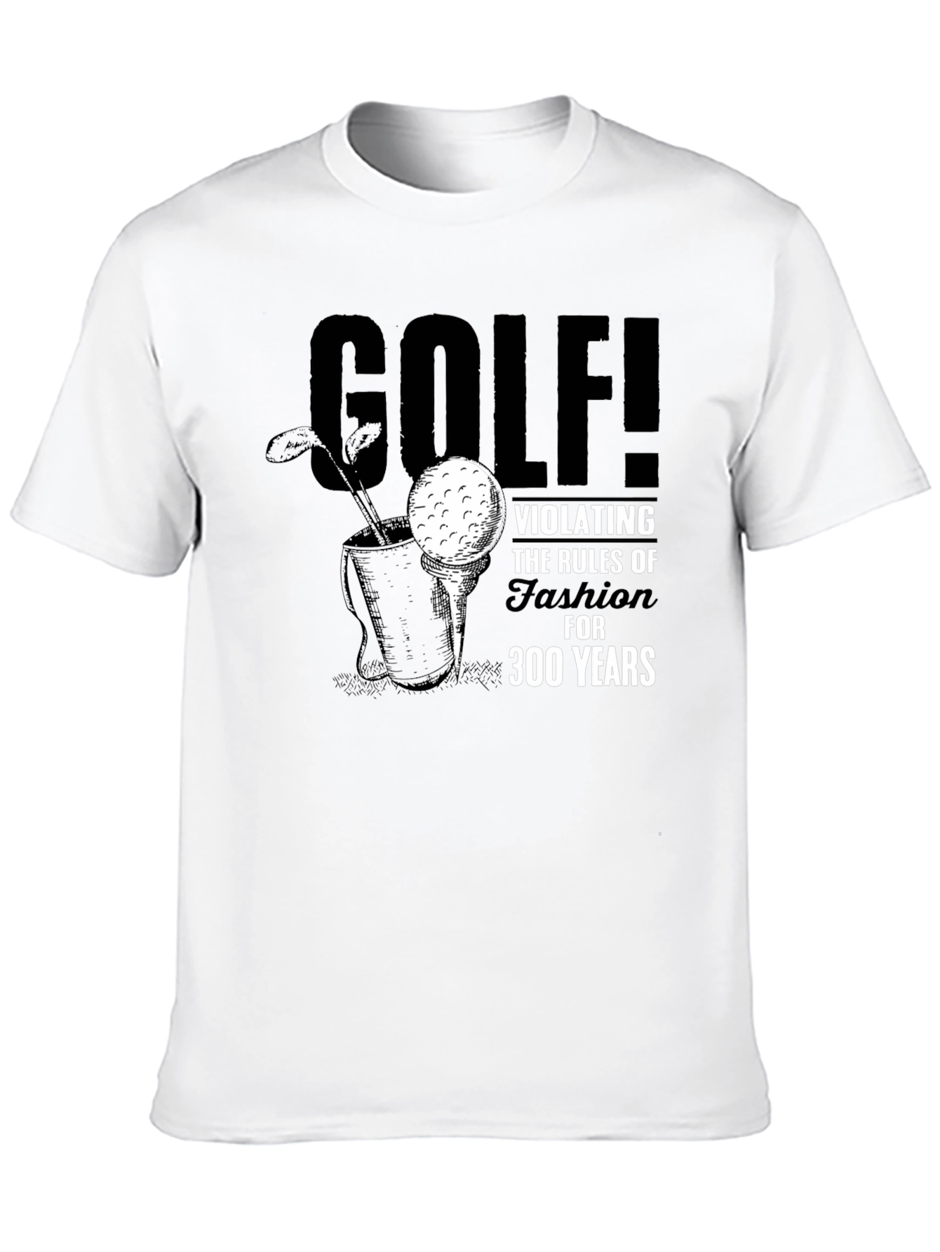 Golf Fashion Rules T-Shirt - Humorous Golf Apparel