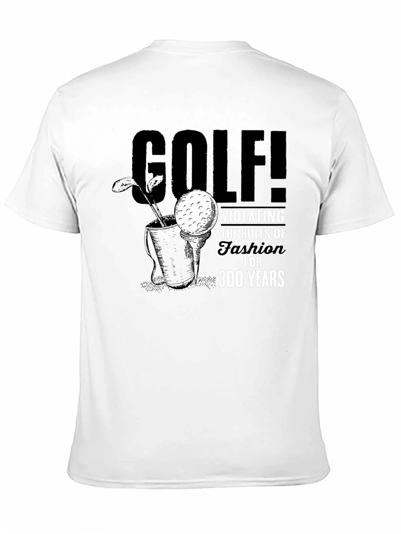 Golf Fashion Rules T-Shirt - Humorous Golf Apparel