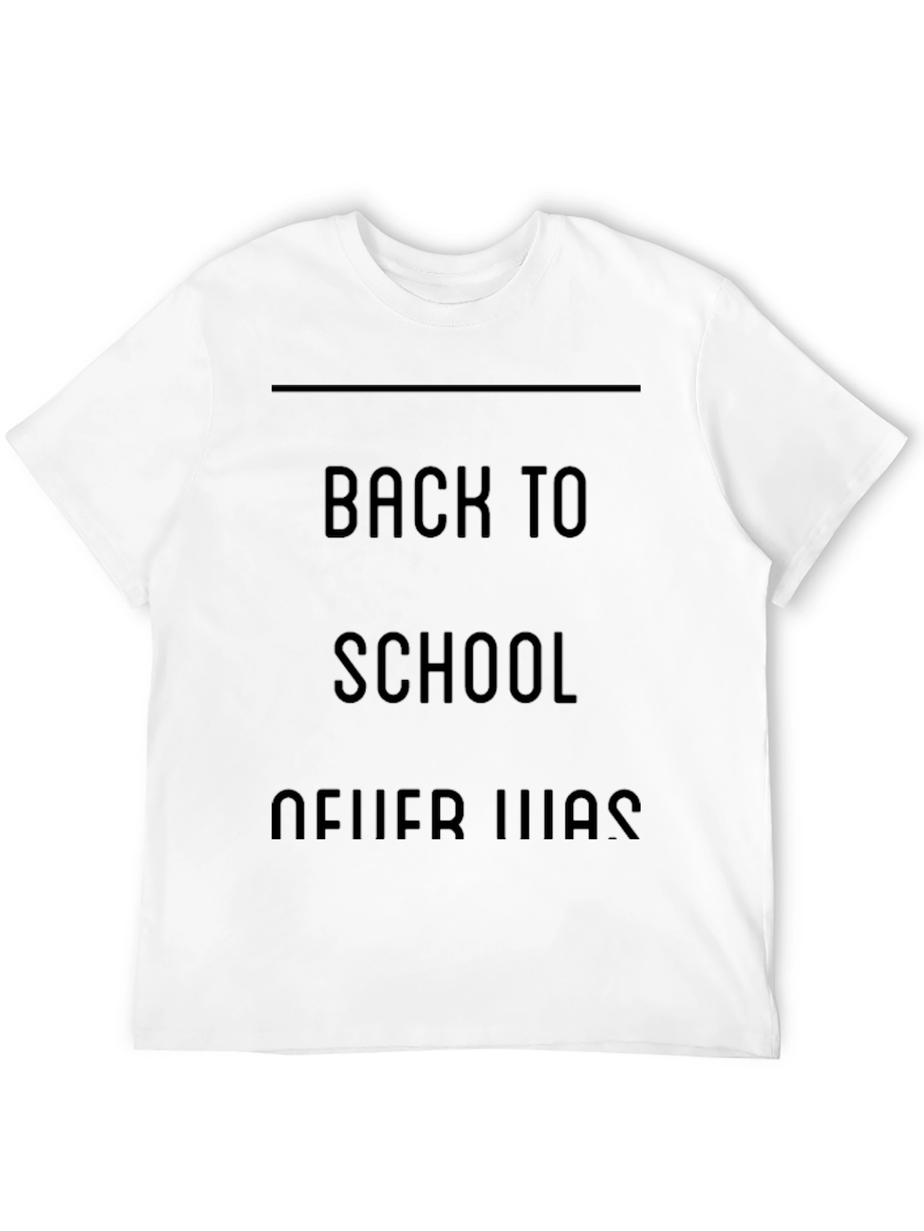 Back to School Never Was Black T-Shirt