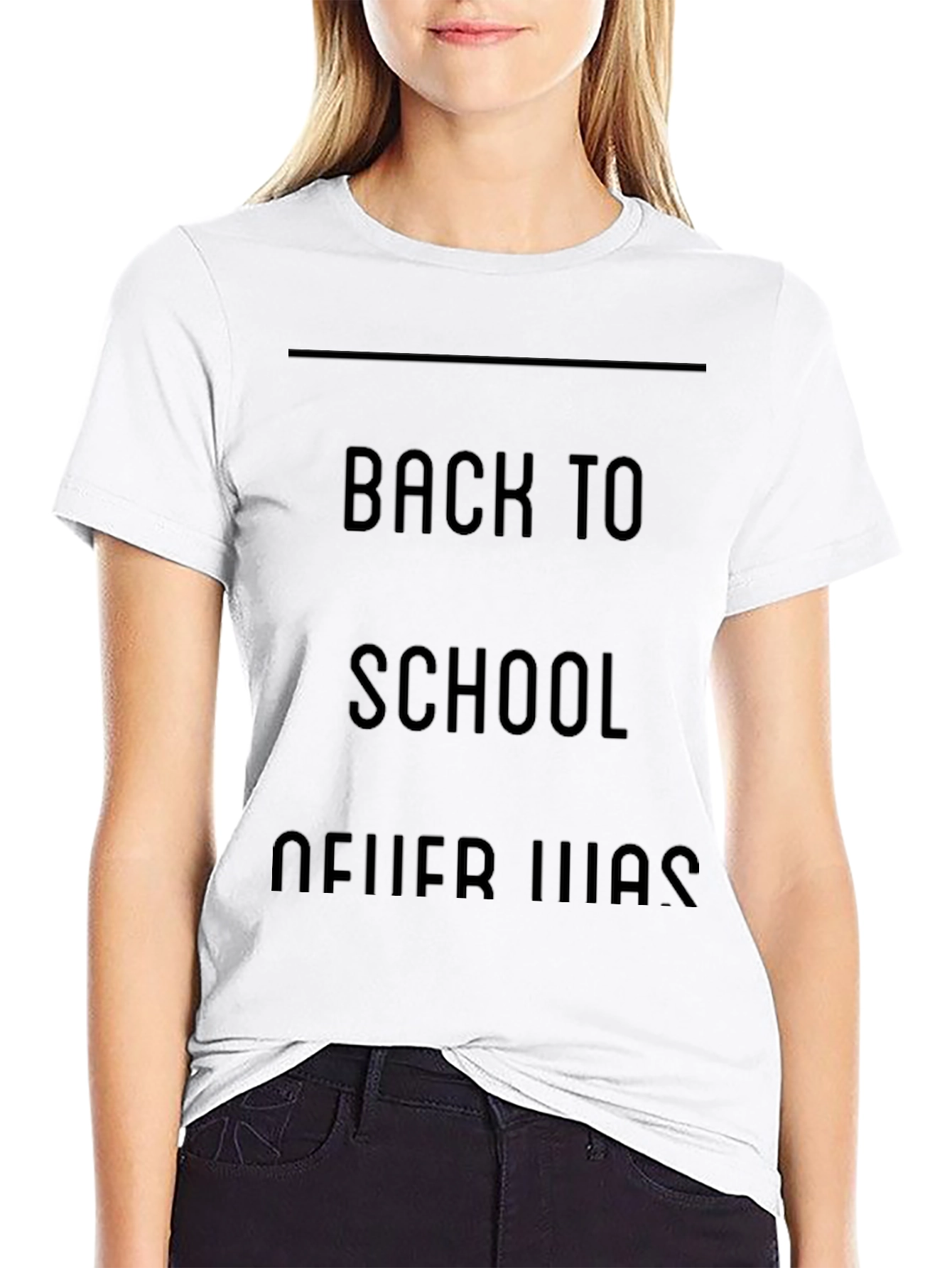 Back to School Never Was Black T-Shirt