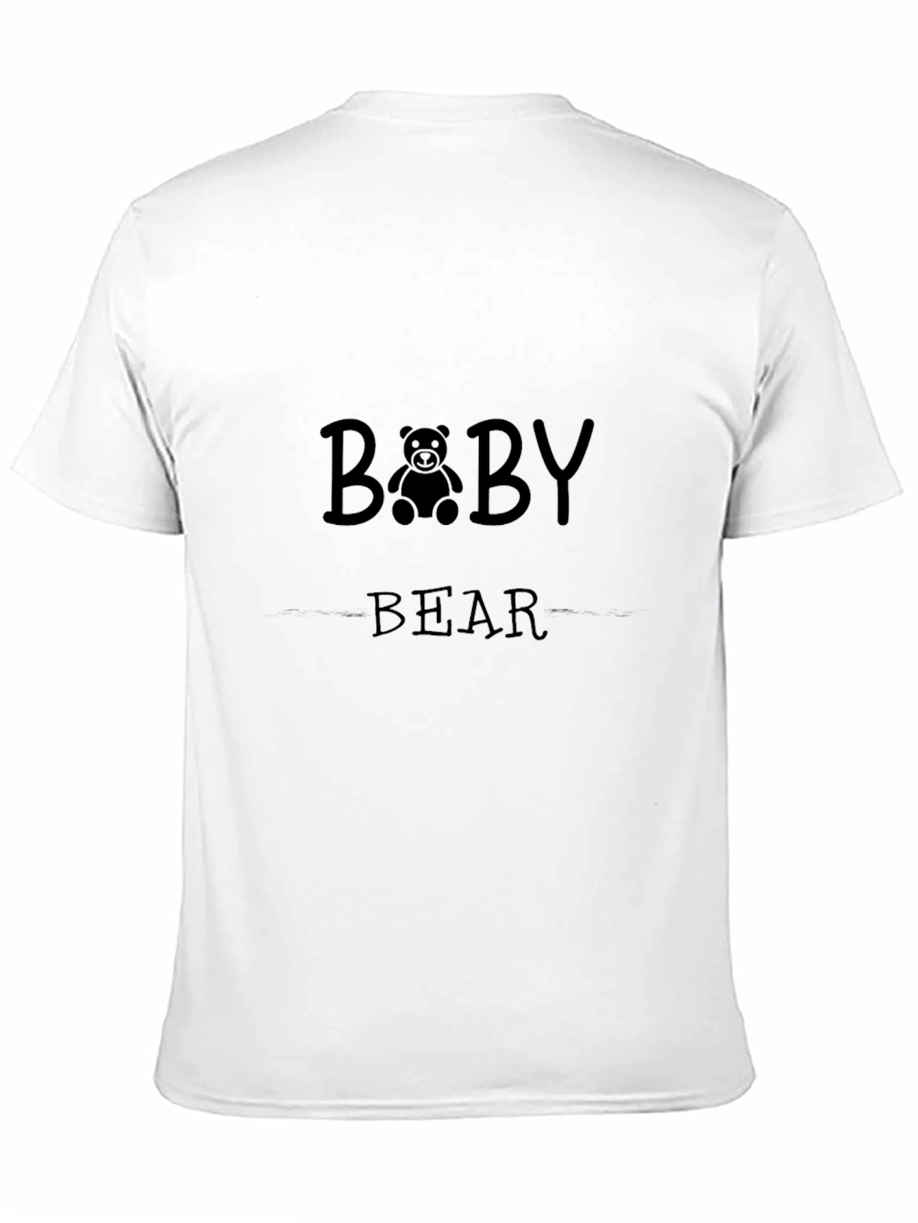 Baby Bear Black T-Shirt - Soft Cotton Tee