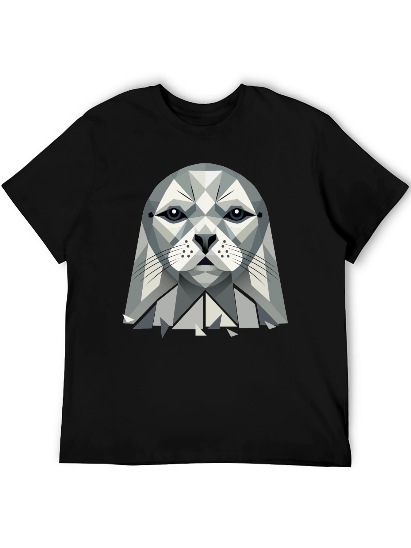 Geometric Seal T-Shirt - Modern Graphic Tee