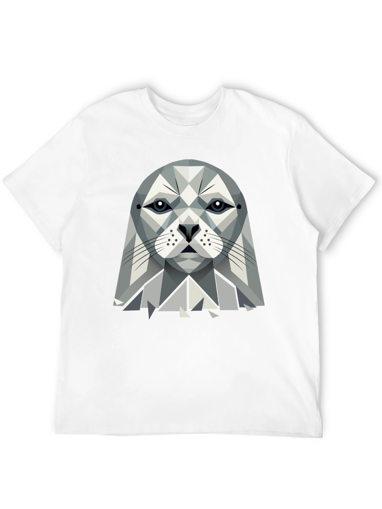 Geometric Seal T-Shirt - Modern Graphic Tee