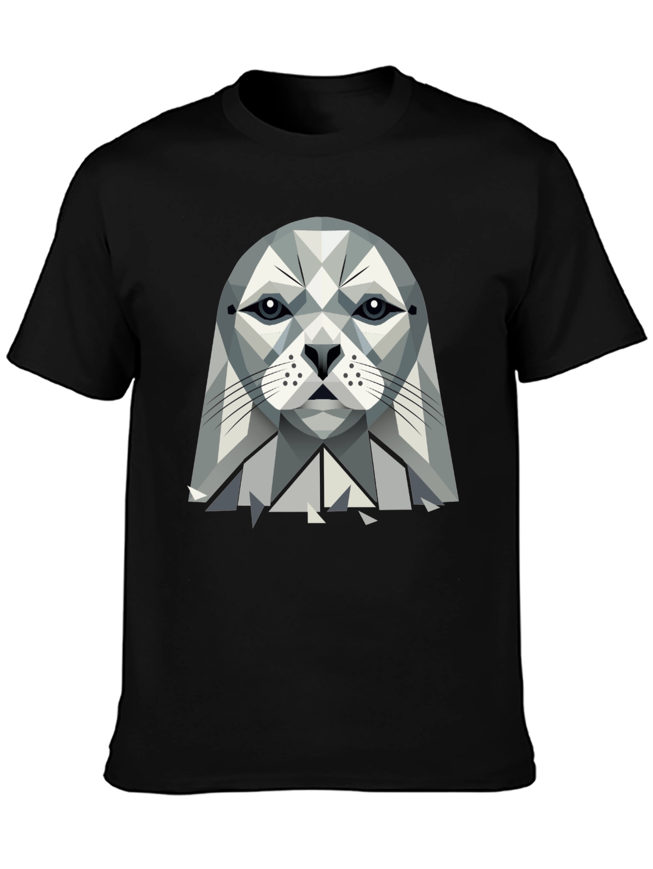 Geometric Seal T-Shirt - Modern Graphic Tee