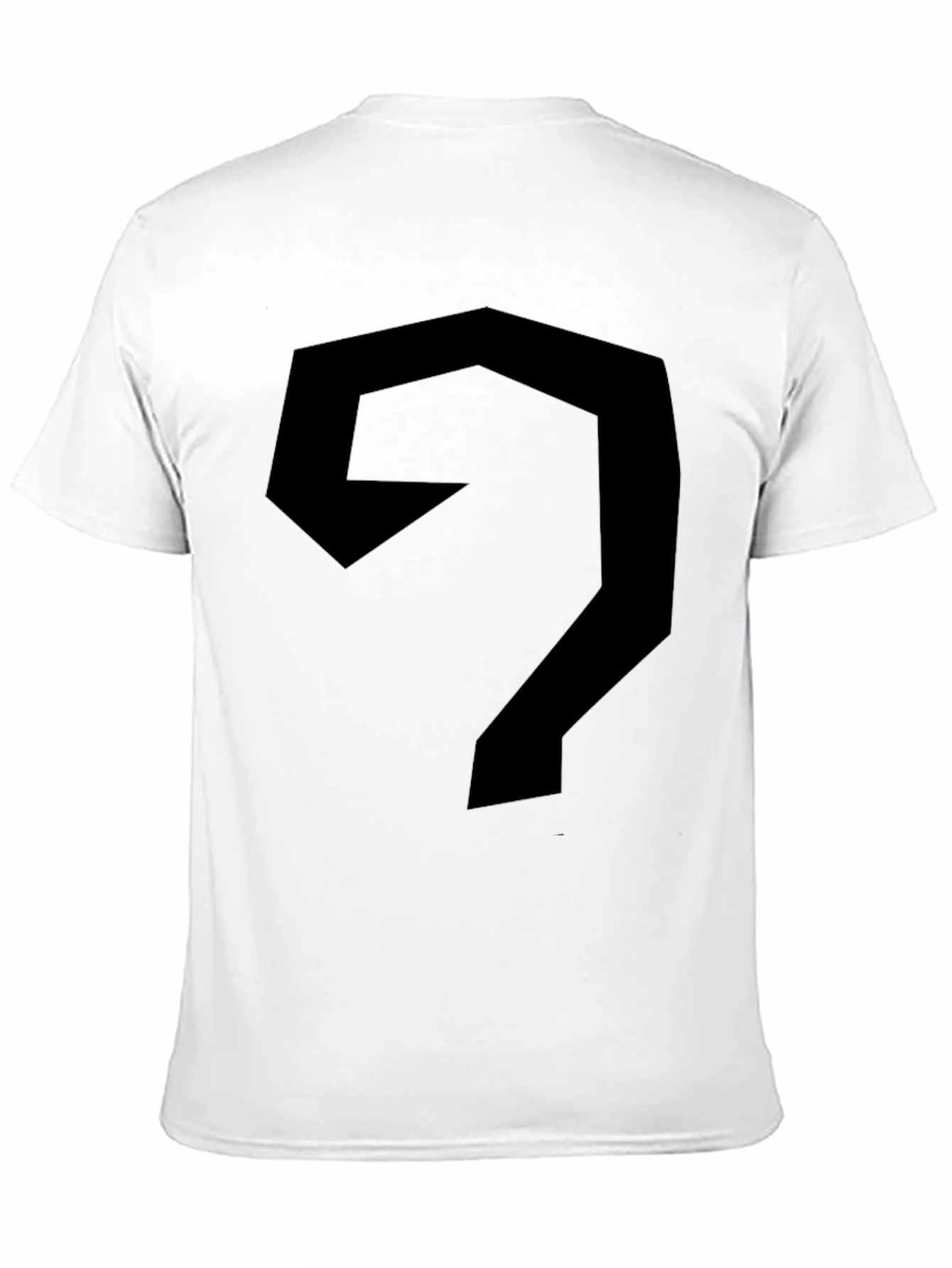 Abstract Geometric Black Tee Shirt
