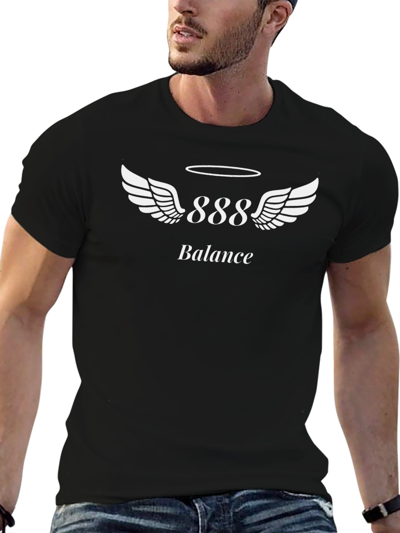 Balance Angel Number 888 Graphic Tee