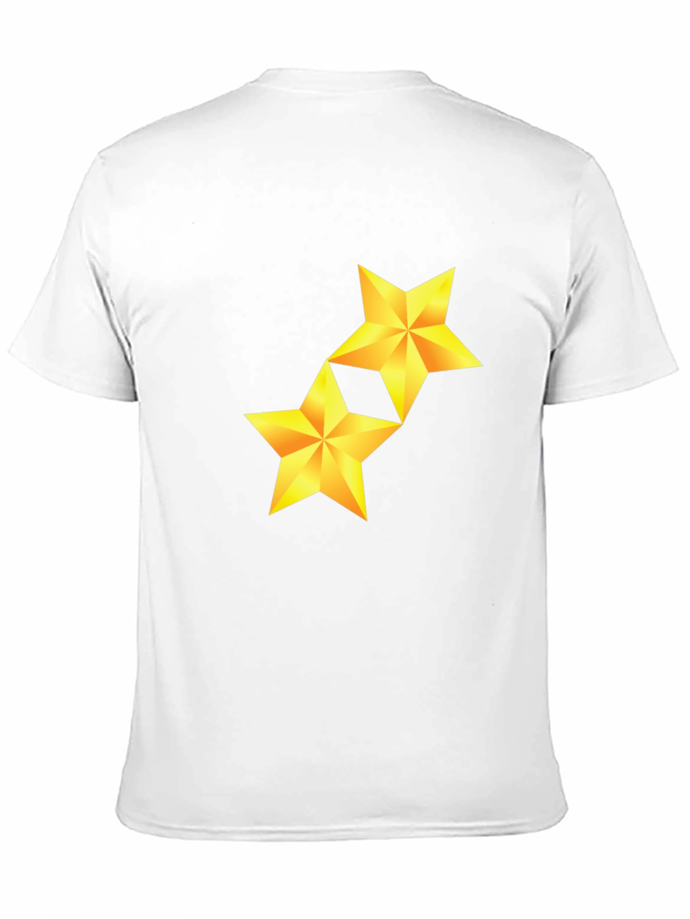 Golden Star Graphic Black Tee