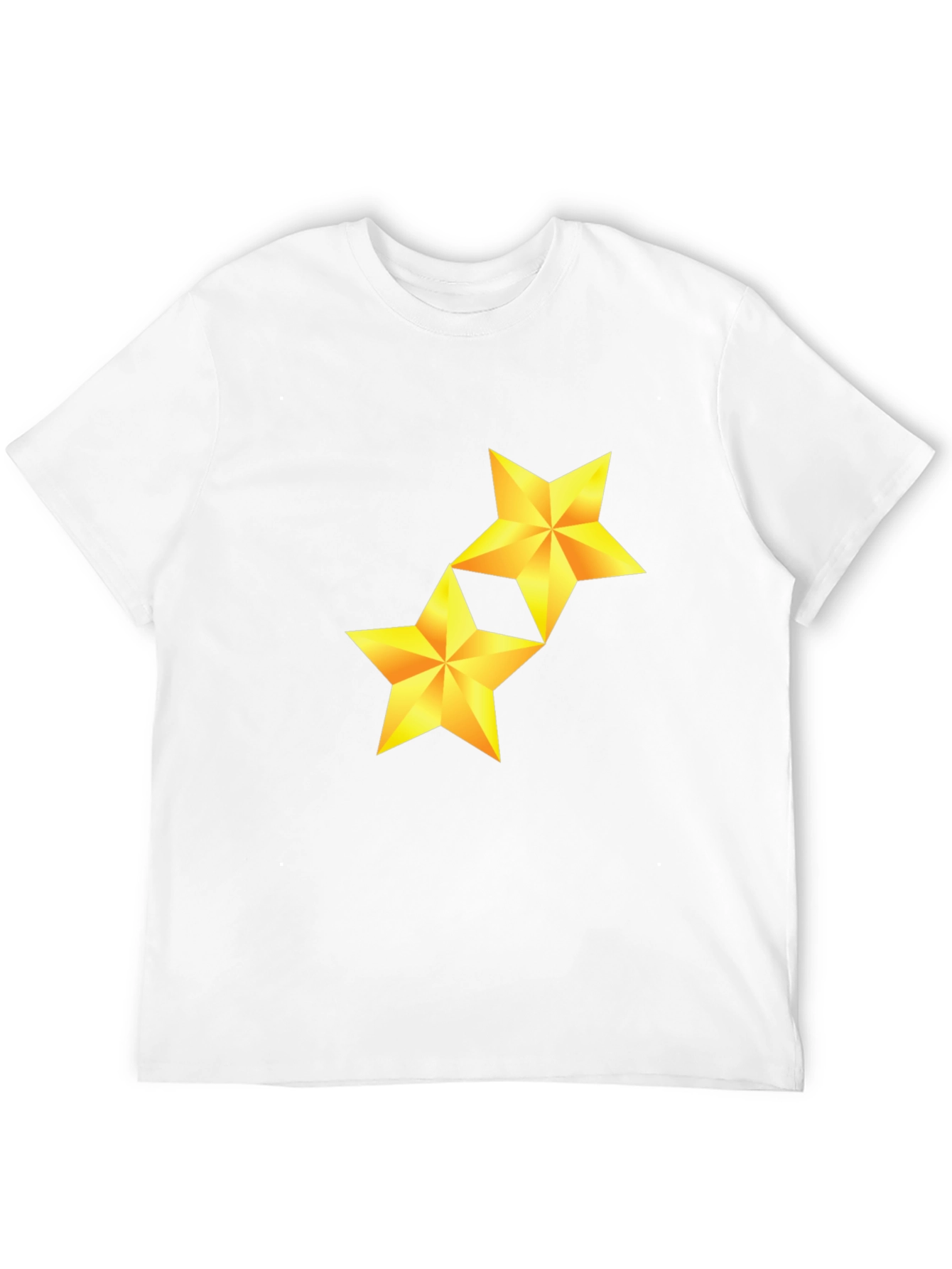 Golden Star Graphic Black Tee