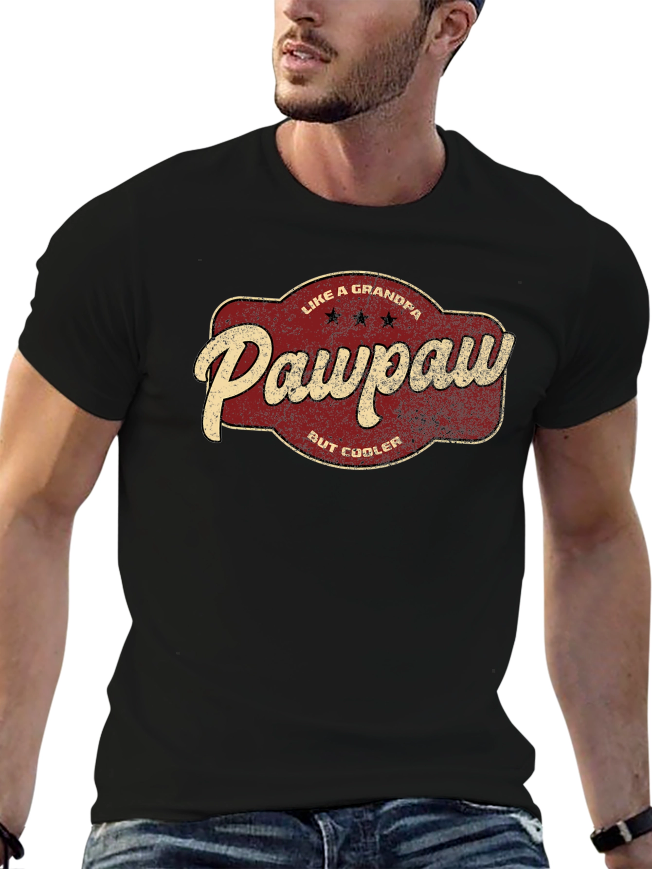 Pawpaw Like a Grandpa T-Shirt - Cool Grandfather Tee