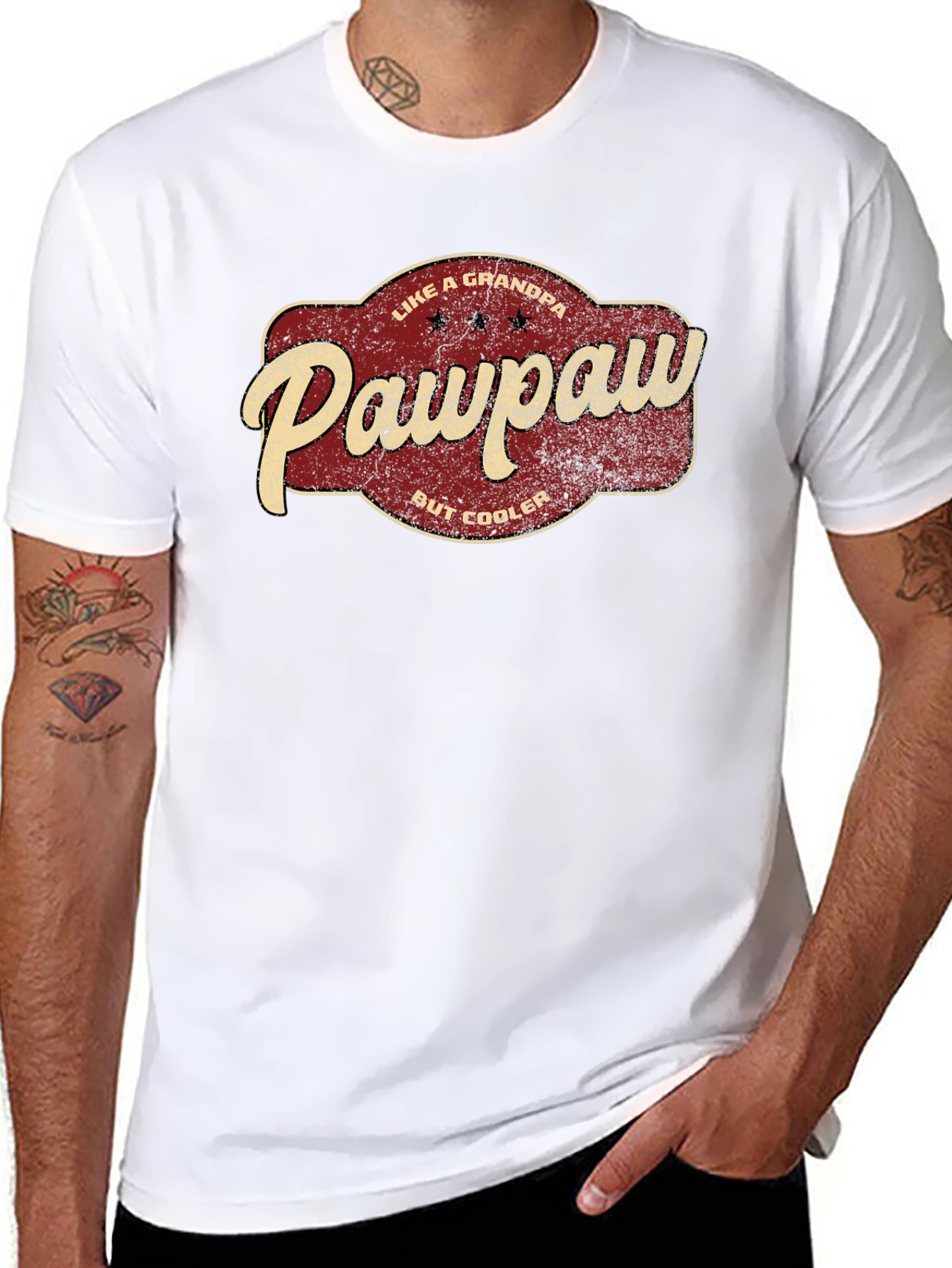 Pawpaw Like a Grandpa T-Shirt - Cool Grandfather Tee