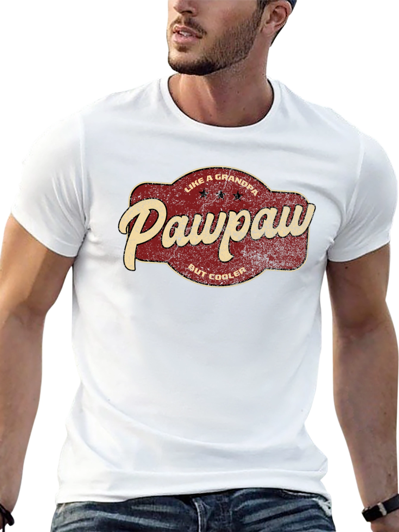 Pawpaw Like a Grandpa T-Shirt - Cool Grandfather Tee