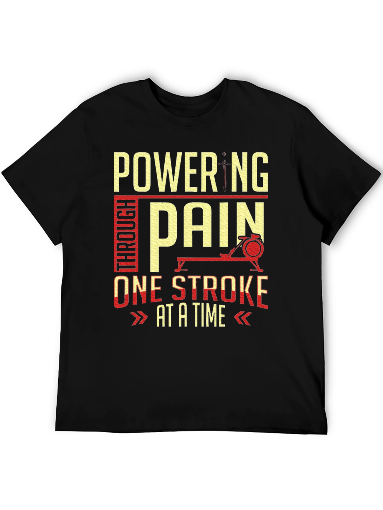 Powering Through Pain Rowing T-Shirt