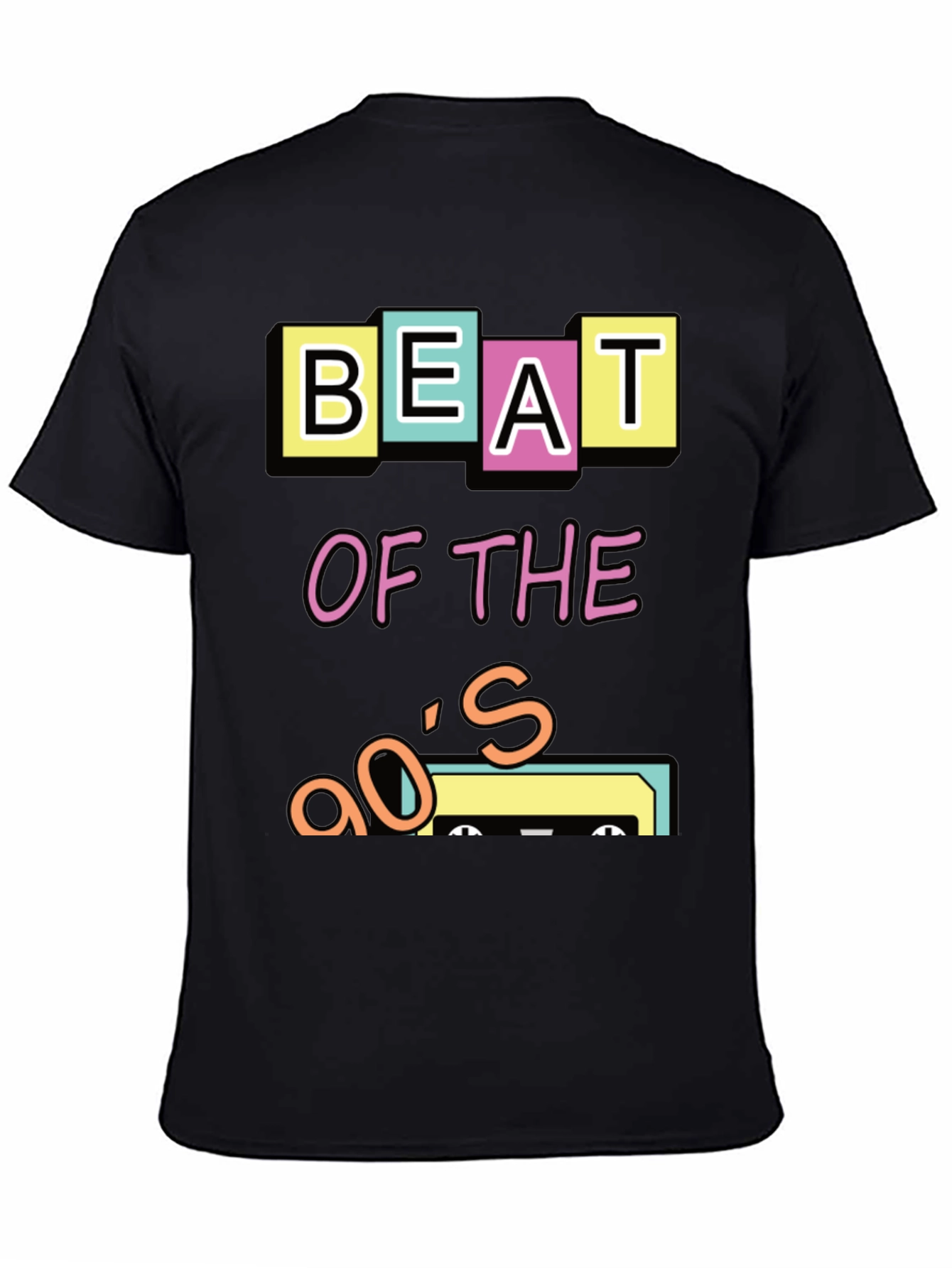 90s Beat Cassette Tape Graphic T-Shirt