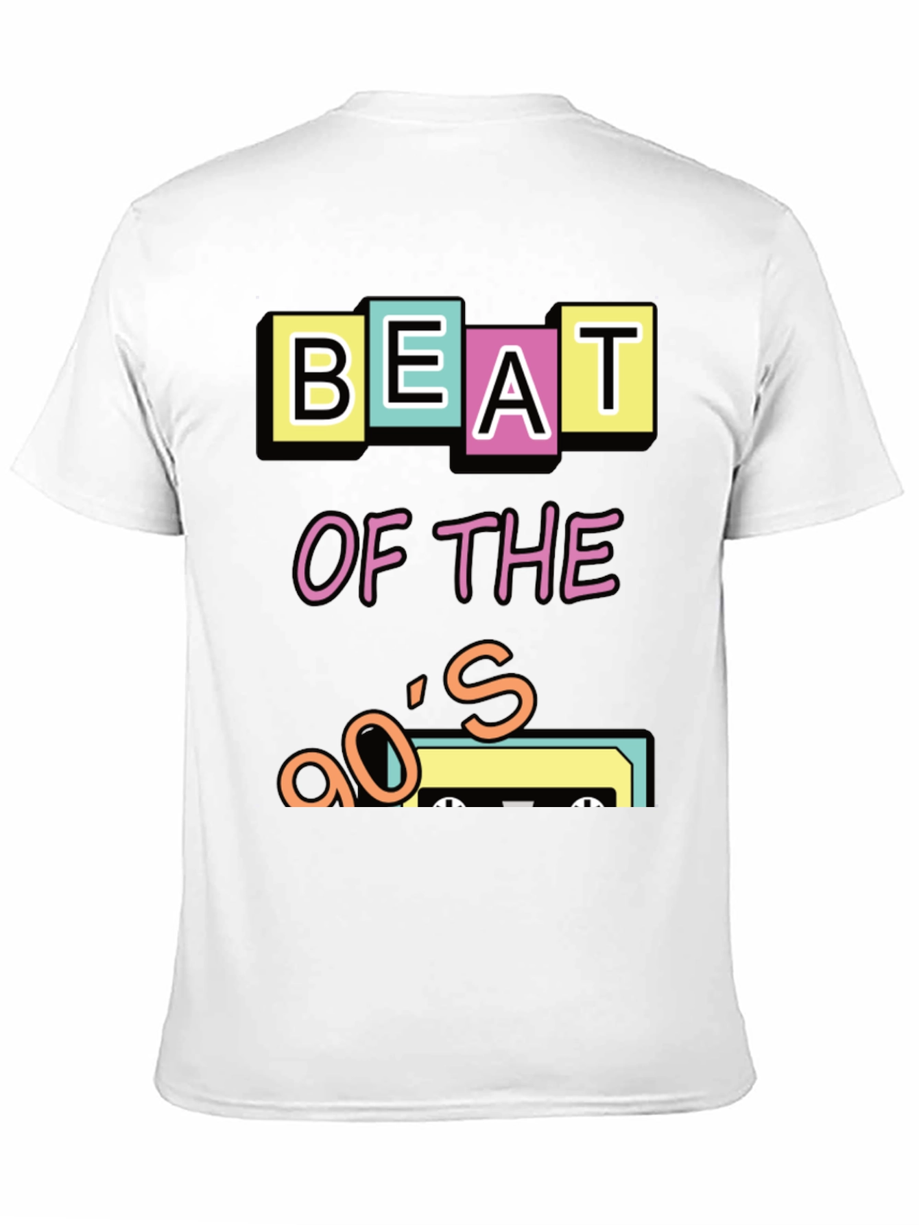 90s Beat Cassette Tape Graphic T-Shirt