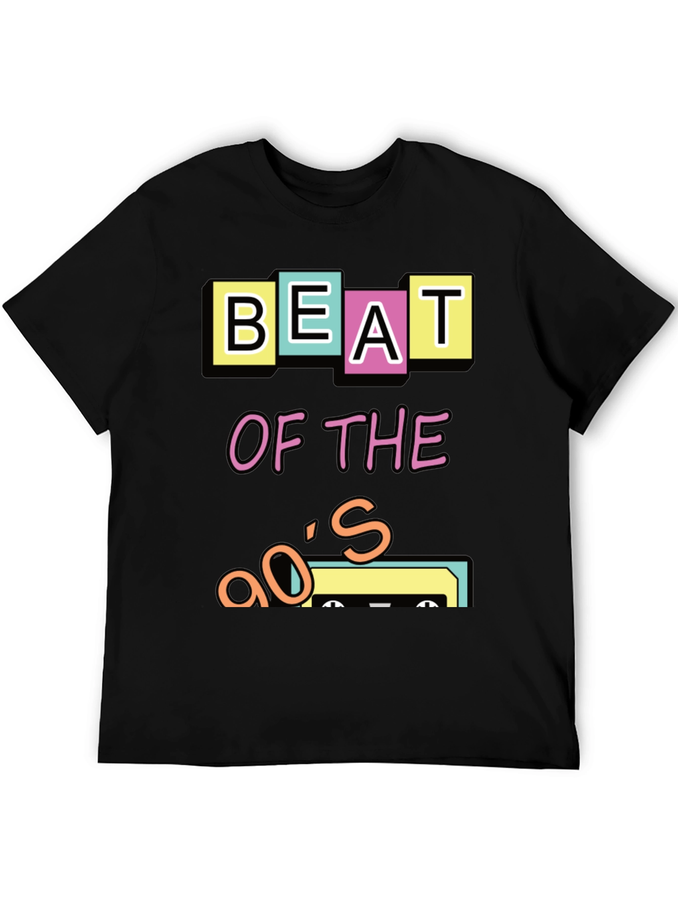 90s Beat Cassette Tape Graphic T-Shirt
