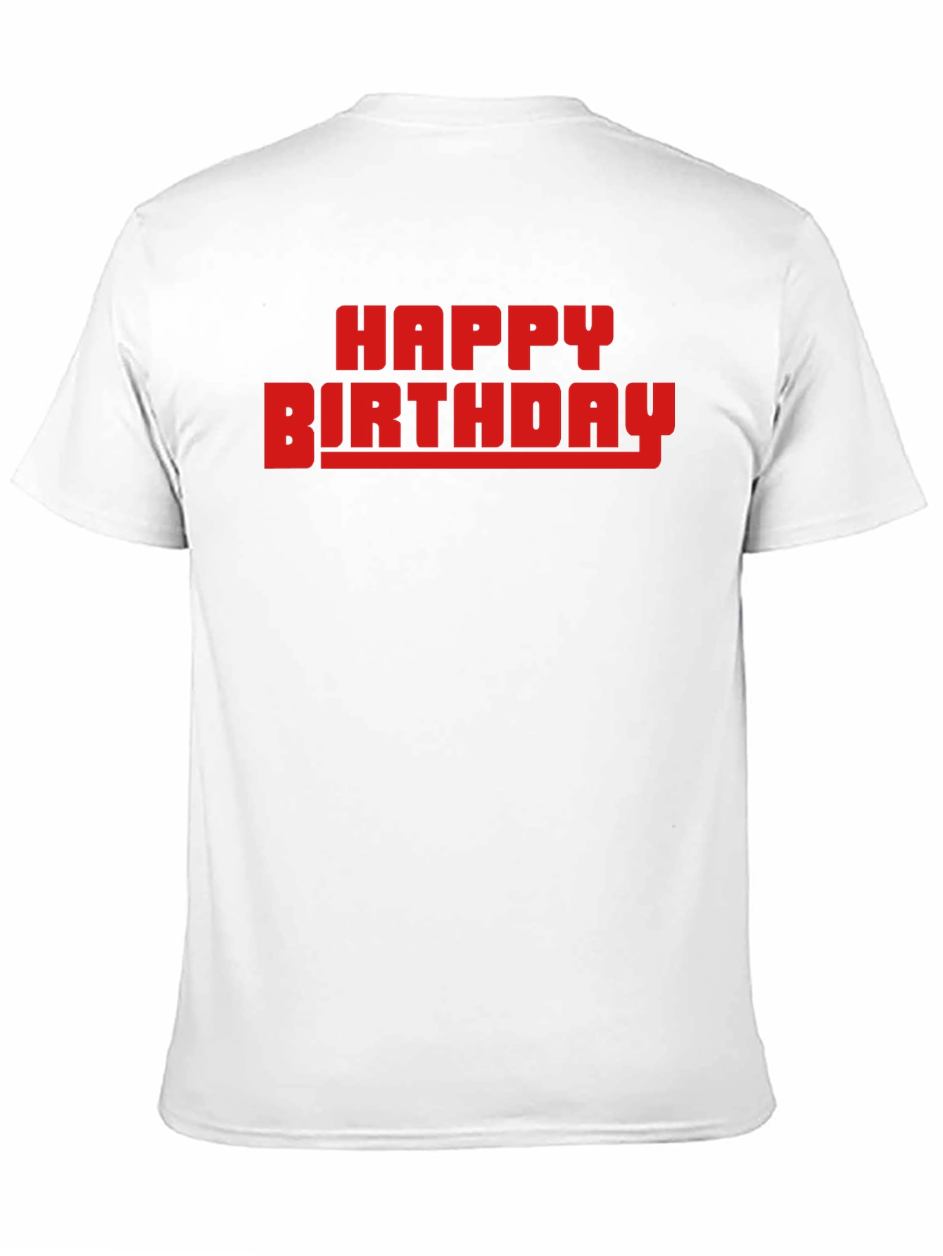 Happy Birthday Graphic T-Shirt - Black Cotton Tee