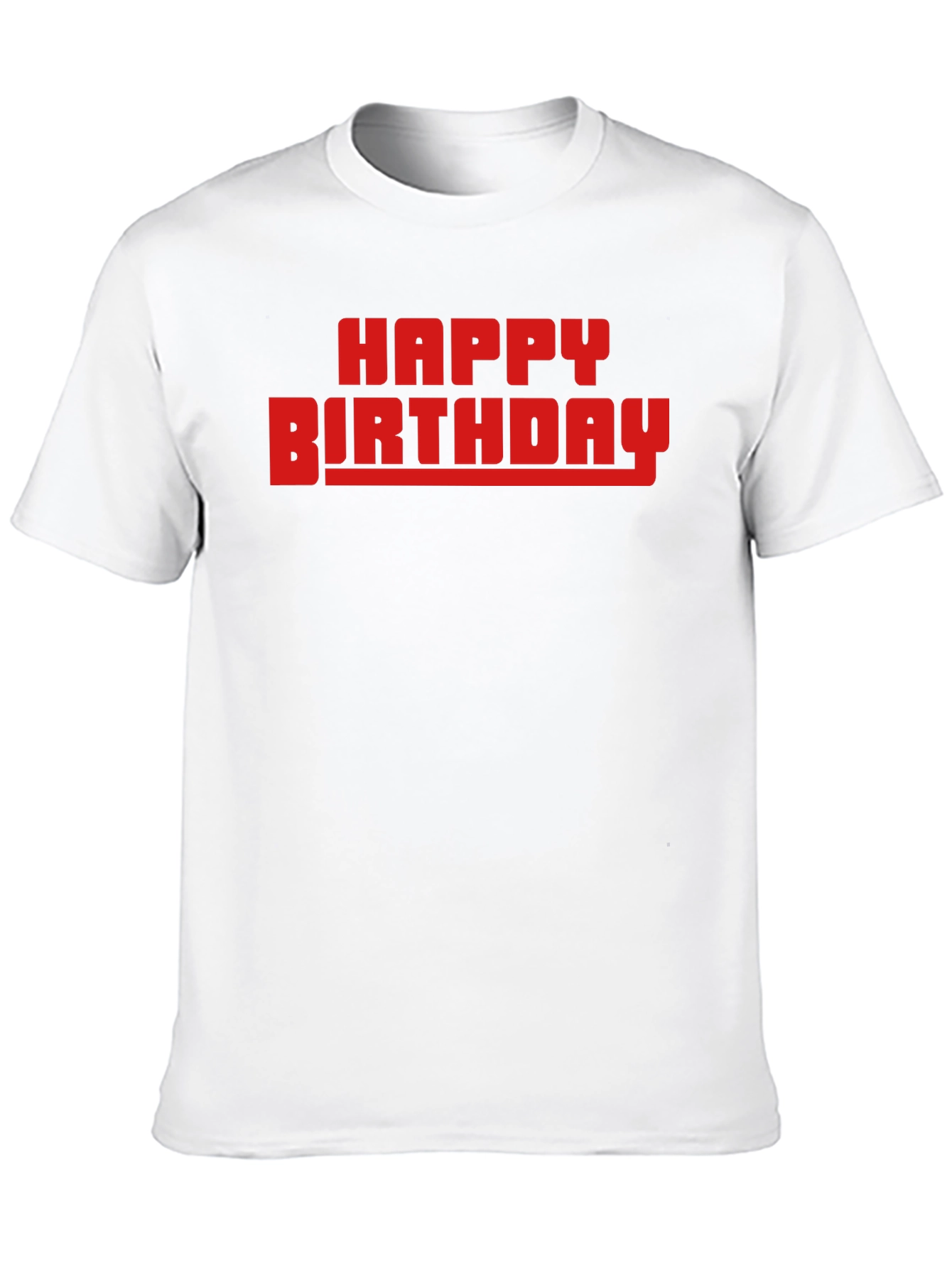 Happy Birthday Graphic T-Shirt - Black Cotton Tee