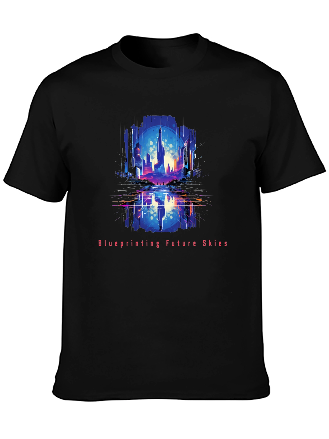 Future Skies T-Shirt - Blueprinting the Horizon