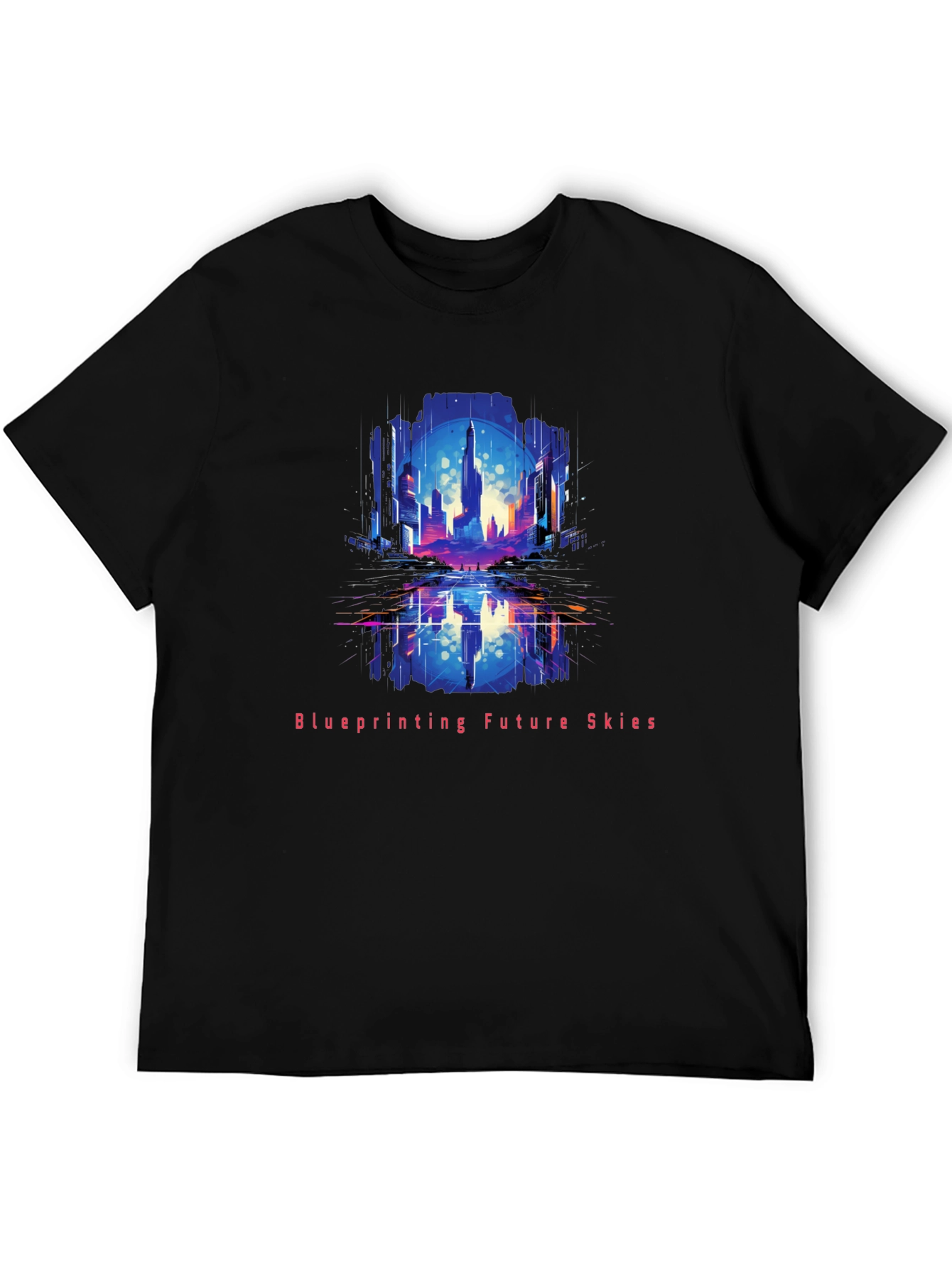 Future Skies T-Shirt - Blueprinting the Horizon