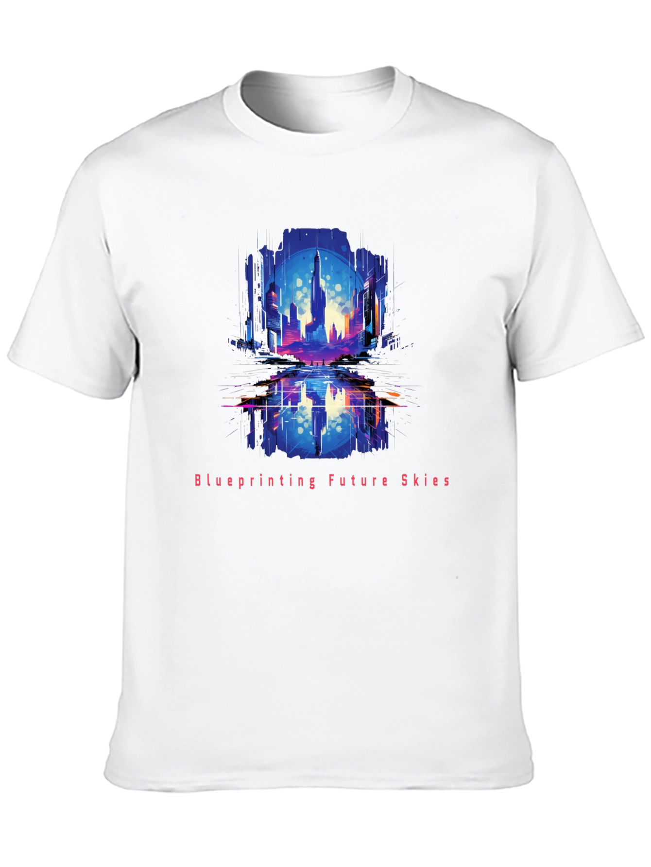 Future Skies T-Shirt - Blueprinting the Horizon