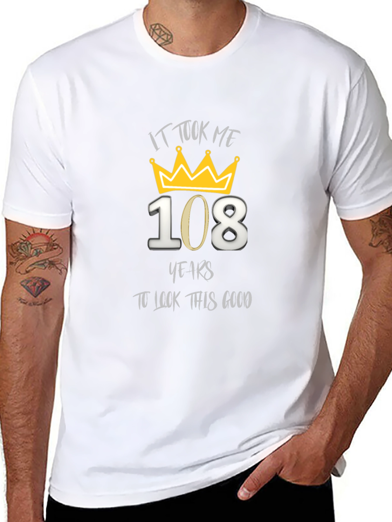 108th Birthday King T-Shirt