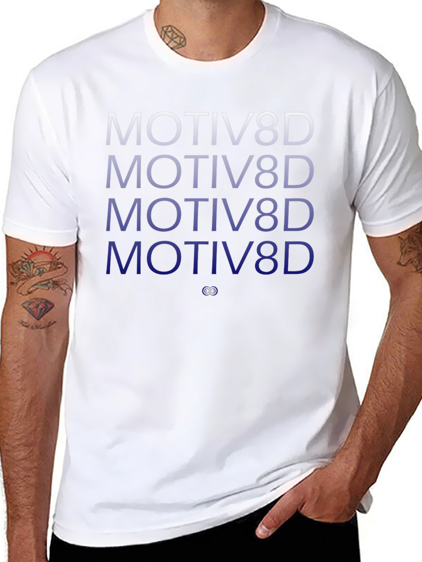 MOTIV8D T-Shirt - Gradient Design
