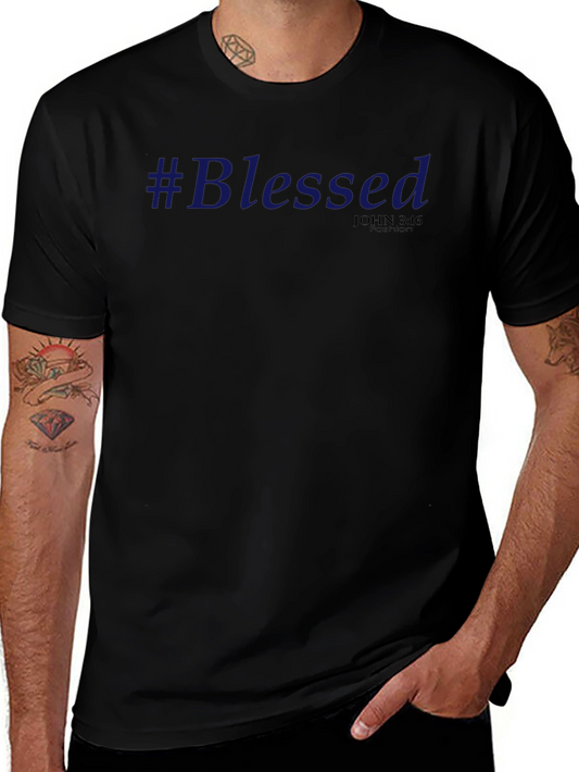 #Blessed Graphic T-Shirt - Christian Inspired Fashion