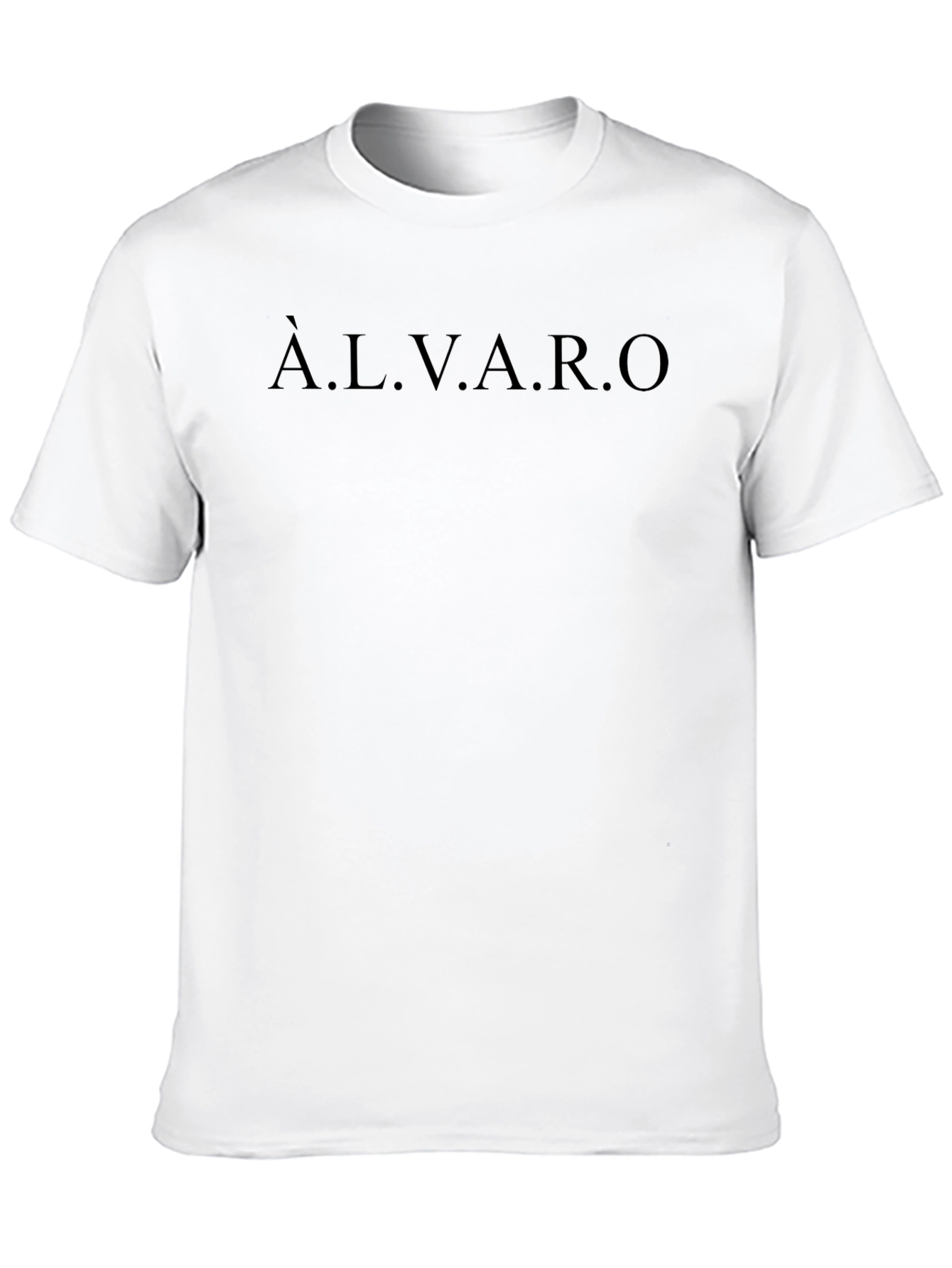 Àlvaro Name T-Shirt - Personalized Custom Gift