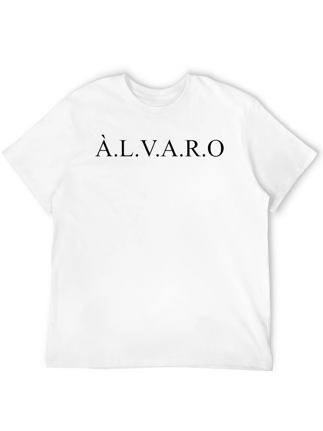 Àlvaro Name T-Shirt - Personalized Custom Gift