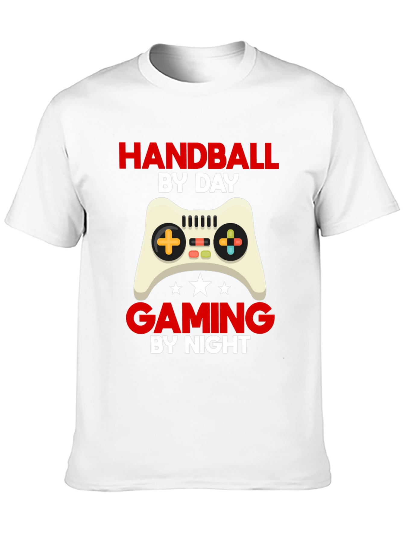 Handball By Day Gaming By Night T-Shirt