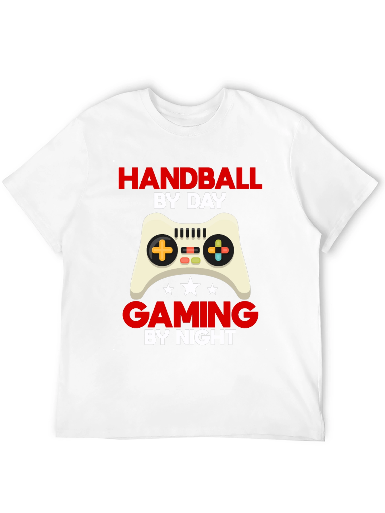 Handball By Day Gaming By Night T-Shirt