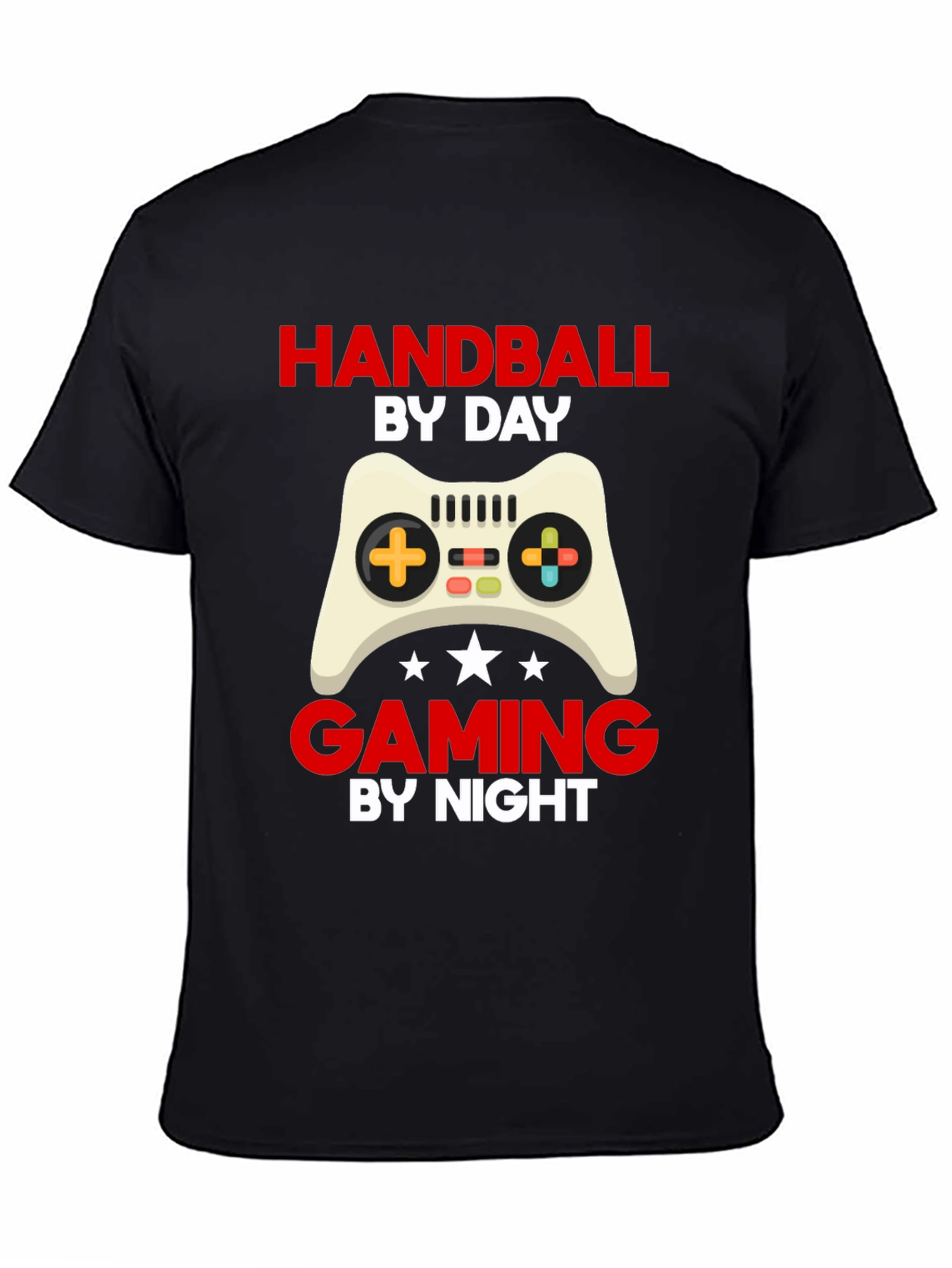 Handball By Day Gaming By Night T-Shirt