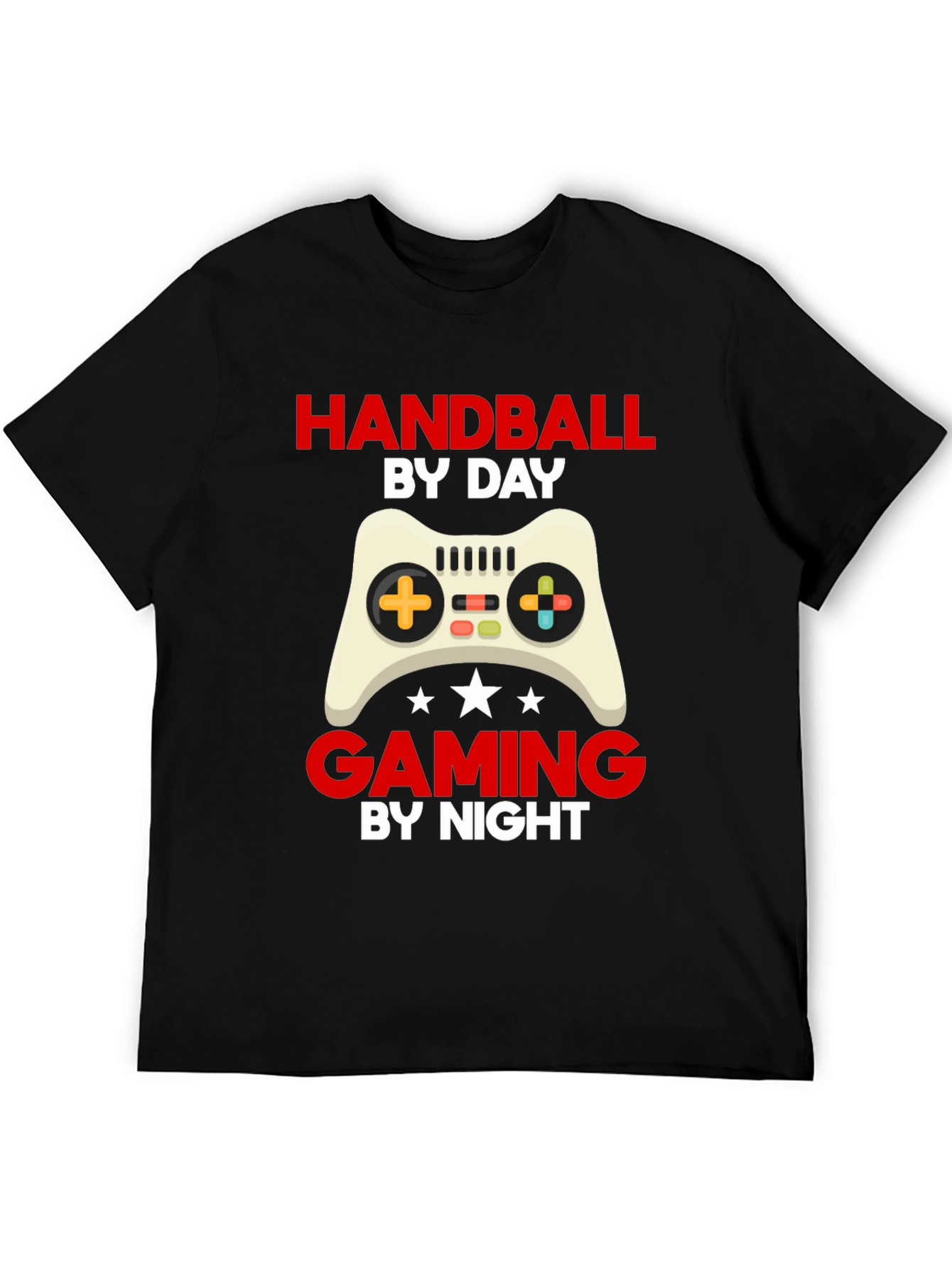 Handball By Day Gaming By Night T-Shirt