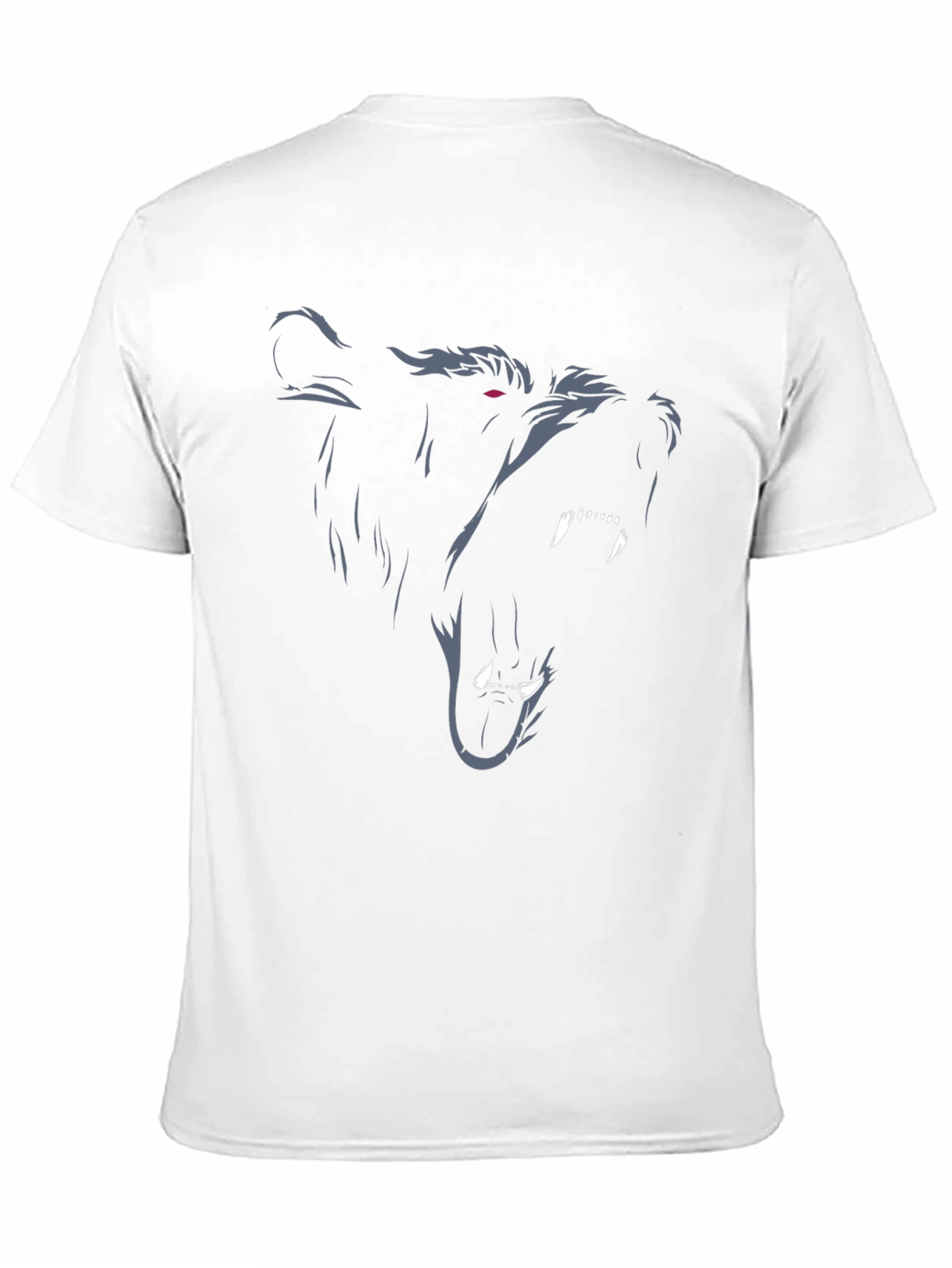 Grizzly Bear Graphic Print Black T-Shirt