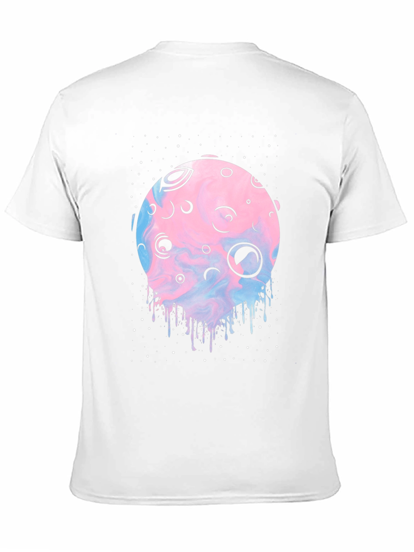 Galaxy Moon T-Shirt - Unique Graphic Tee