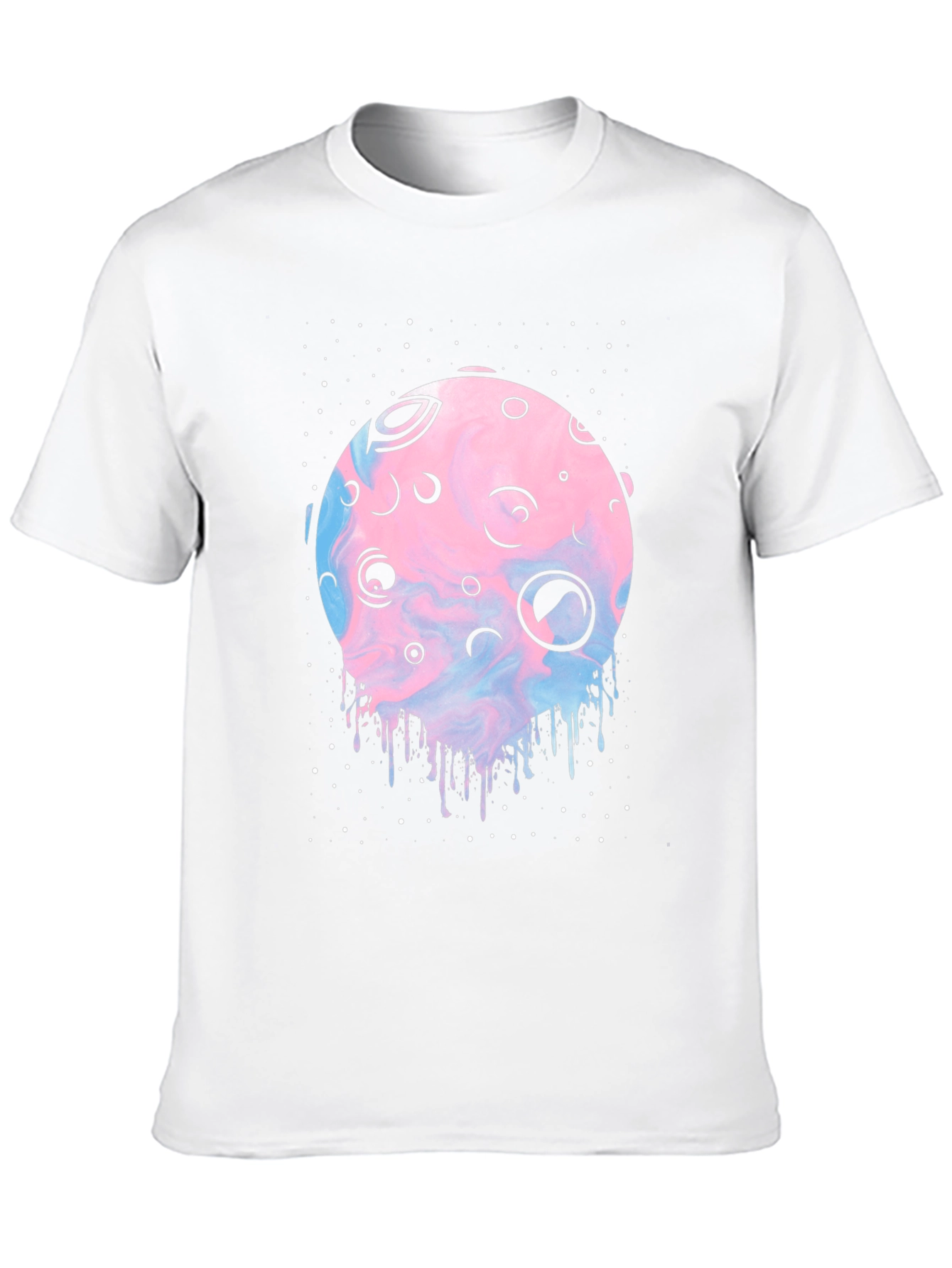 Galaxy Moon T-Shirt - Unique Graphic Tee