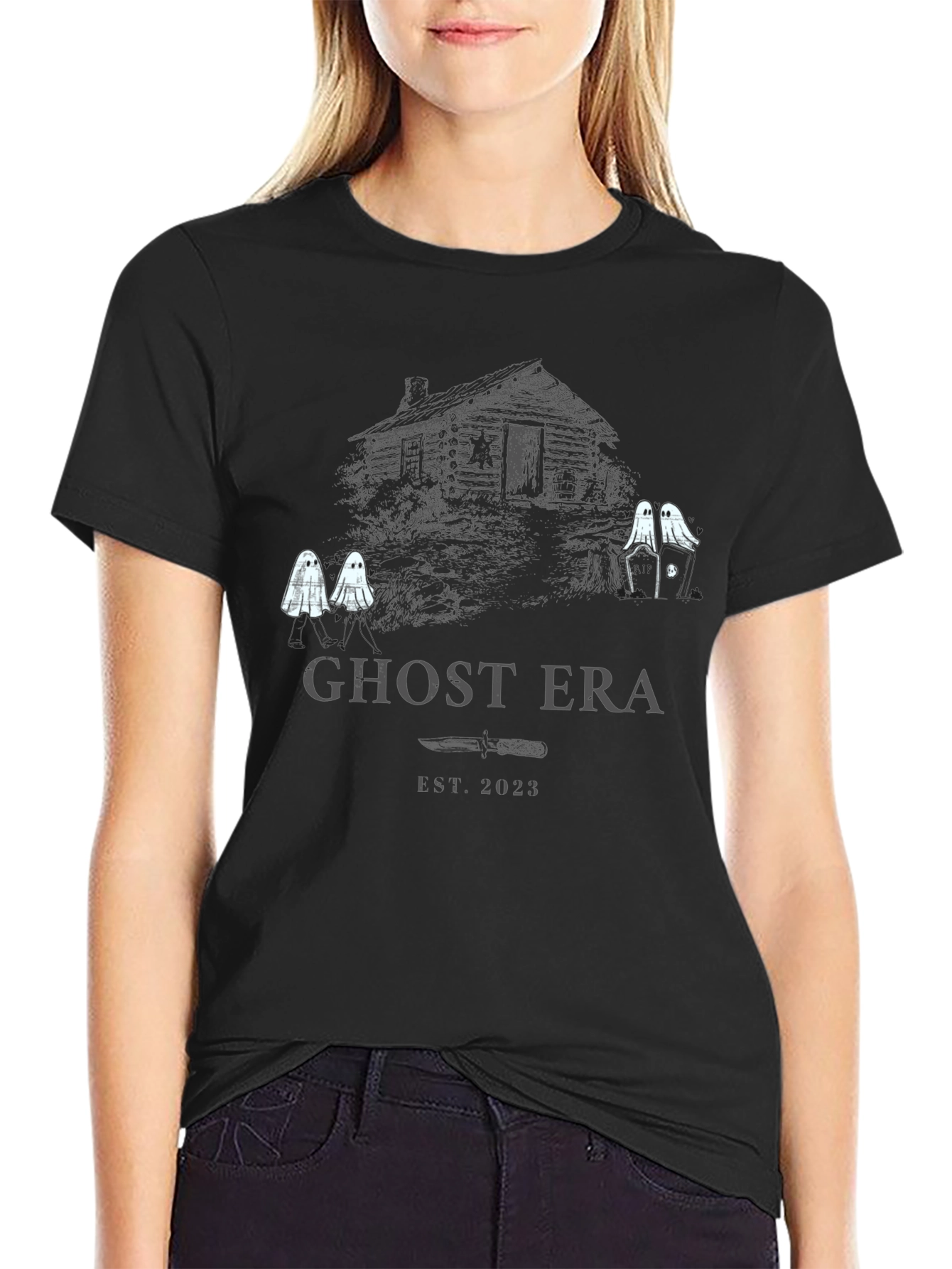 Ghost Era T-Shirt - Spooky Cabin Design