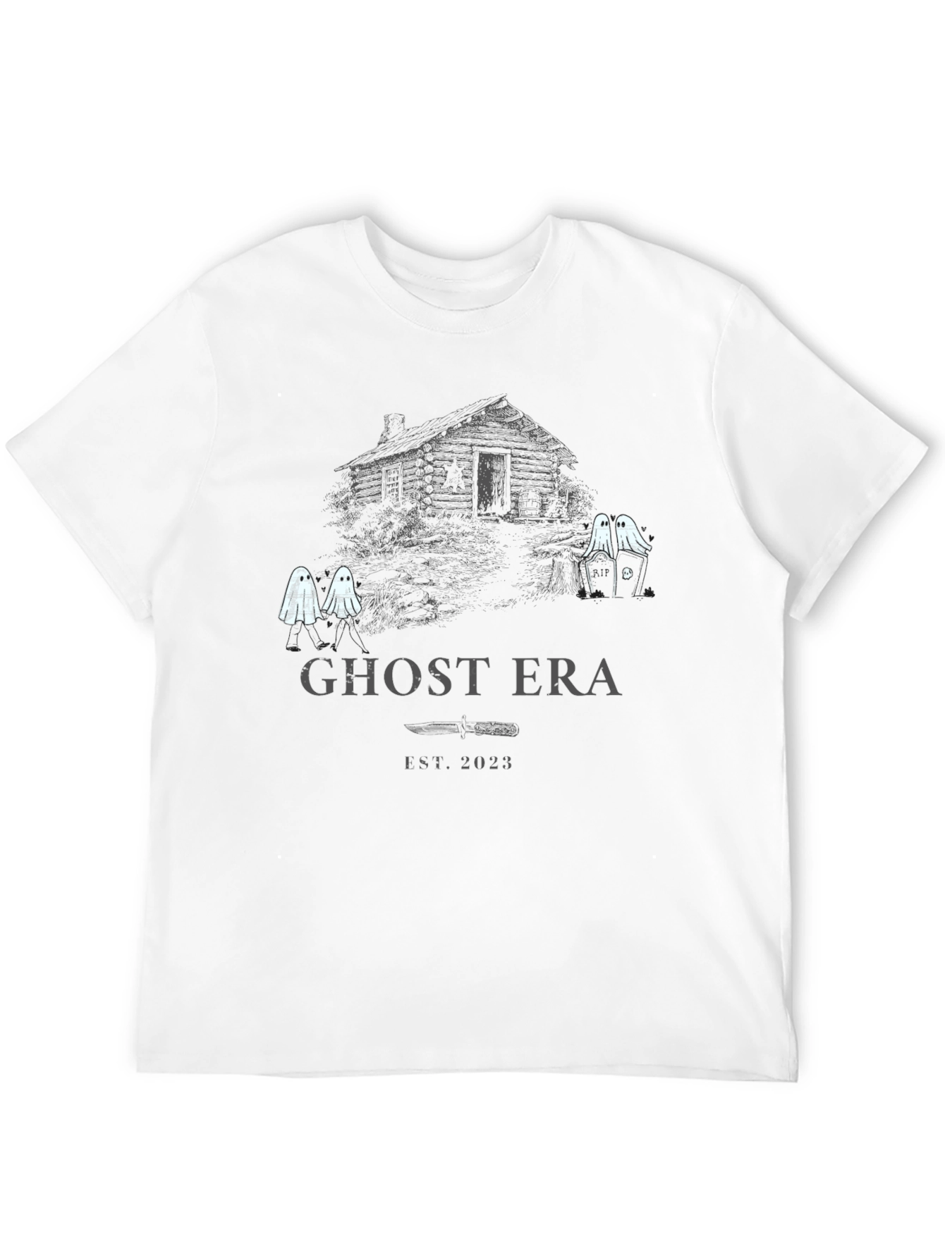 Ghost Era T-Shirt - Spooky Cabin Design