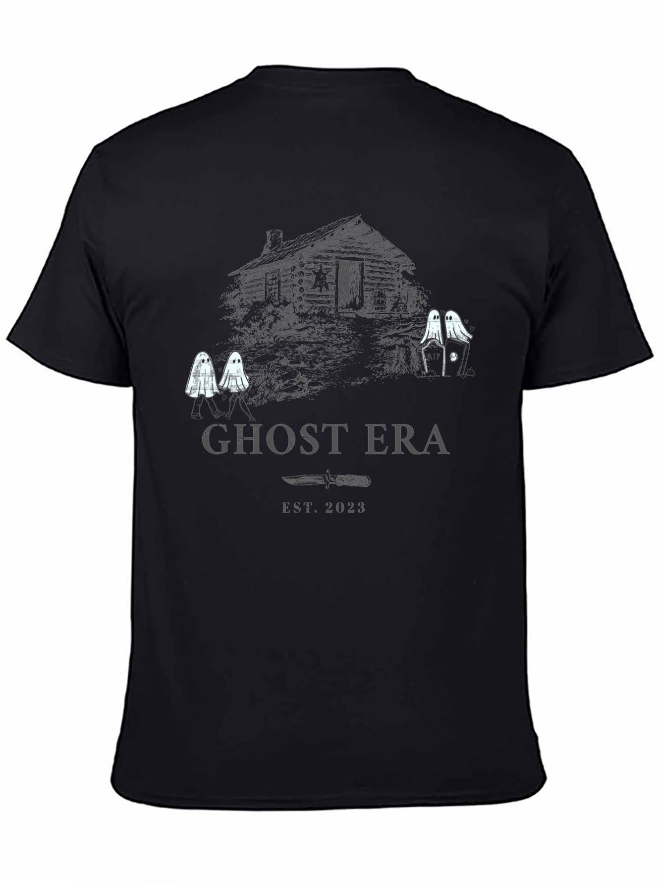 Ghost Era T-Shirt - Spooky Cabin Design