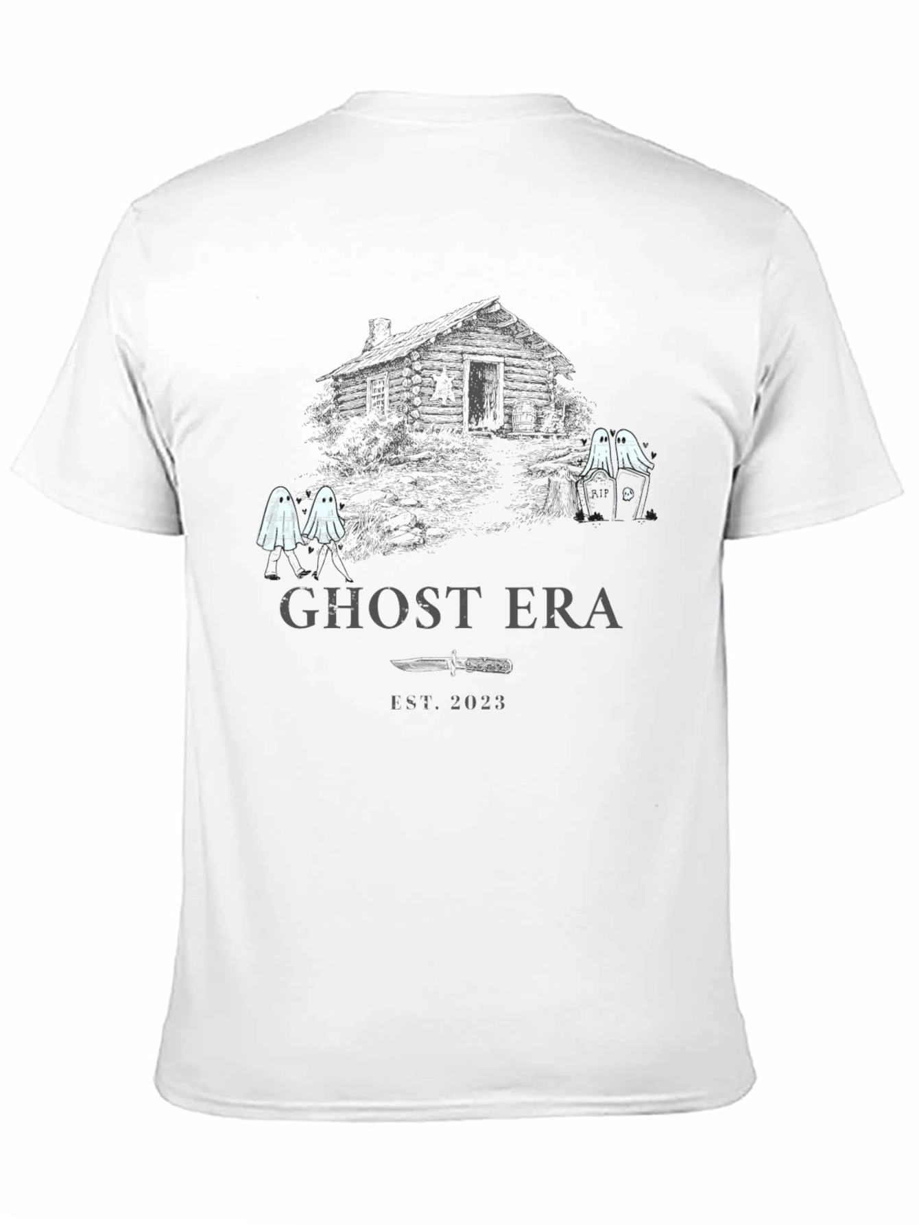 Ghost Era T-Shirt - Spooky Cabin Design