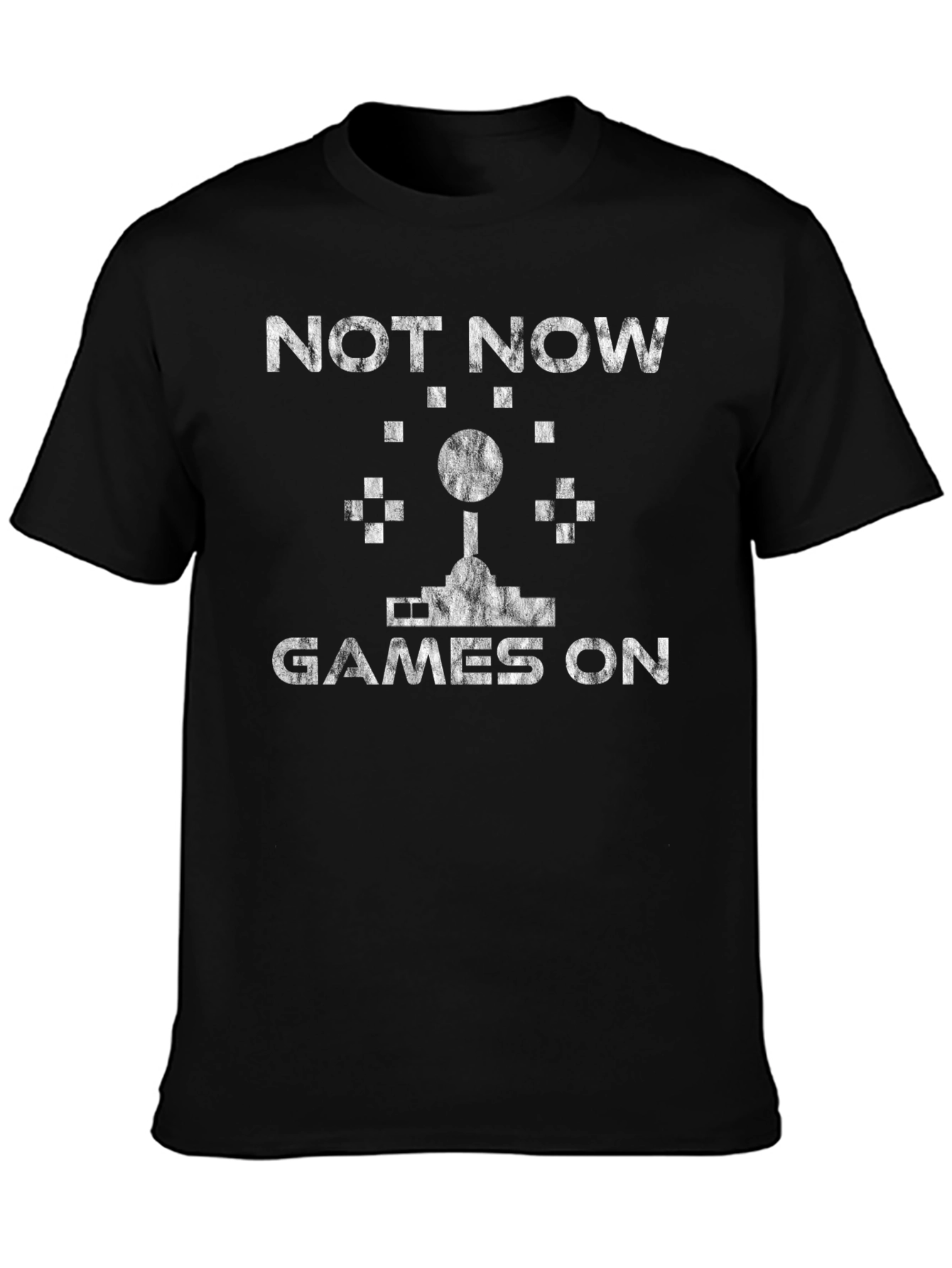 Gamer T-Shirt - Not Now Games On Retro Tee