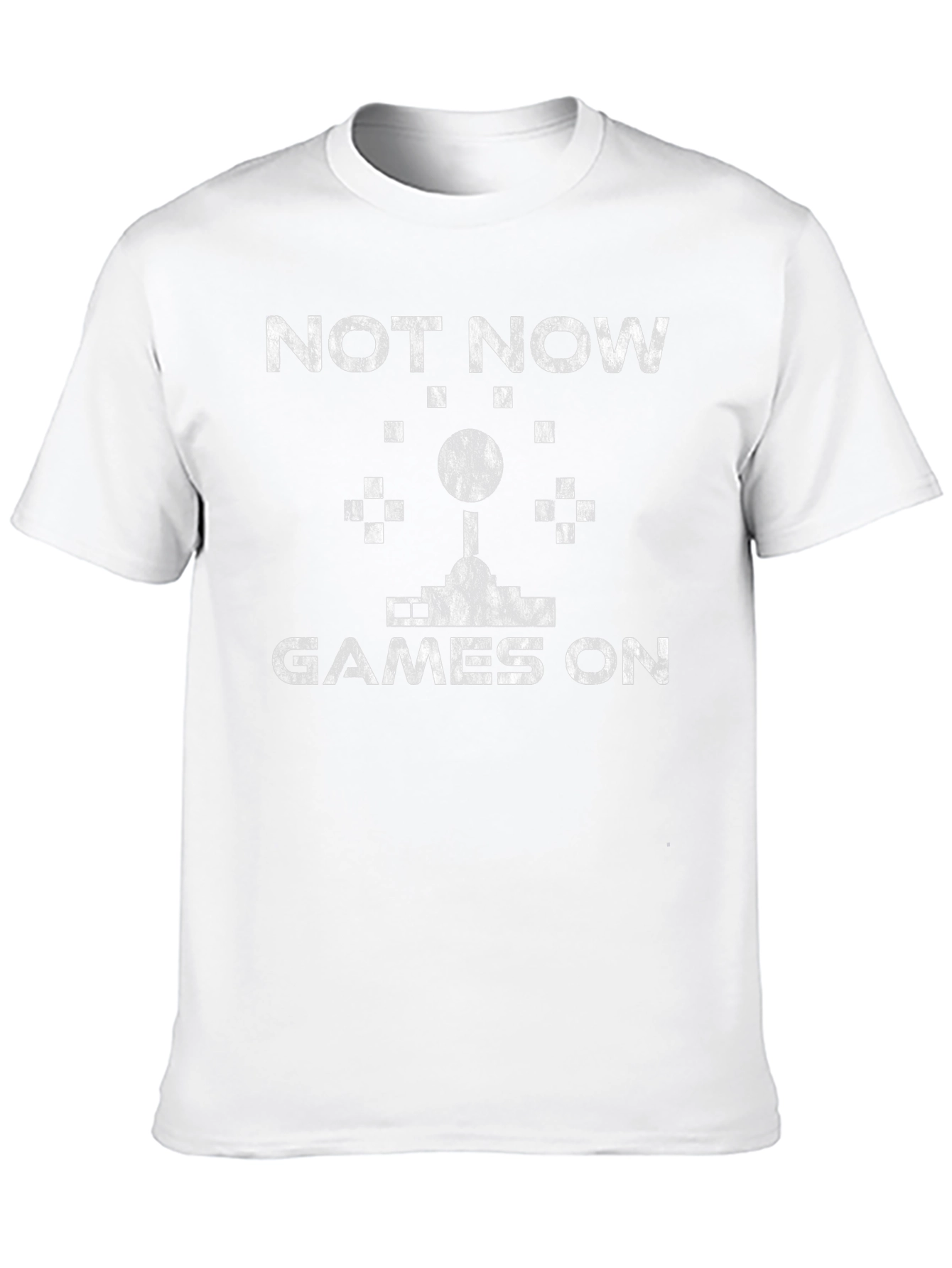 Gamer T-Shirt - Not Now Games On Retro Tee