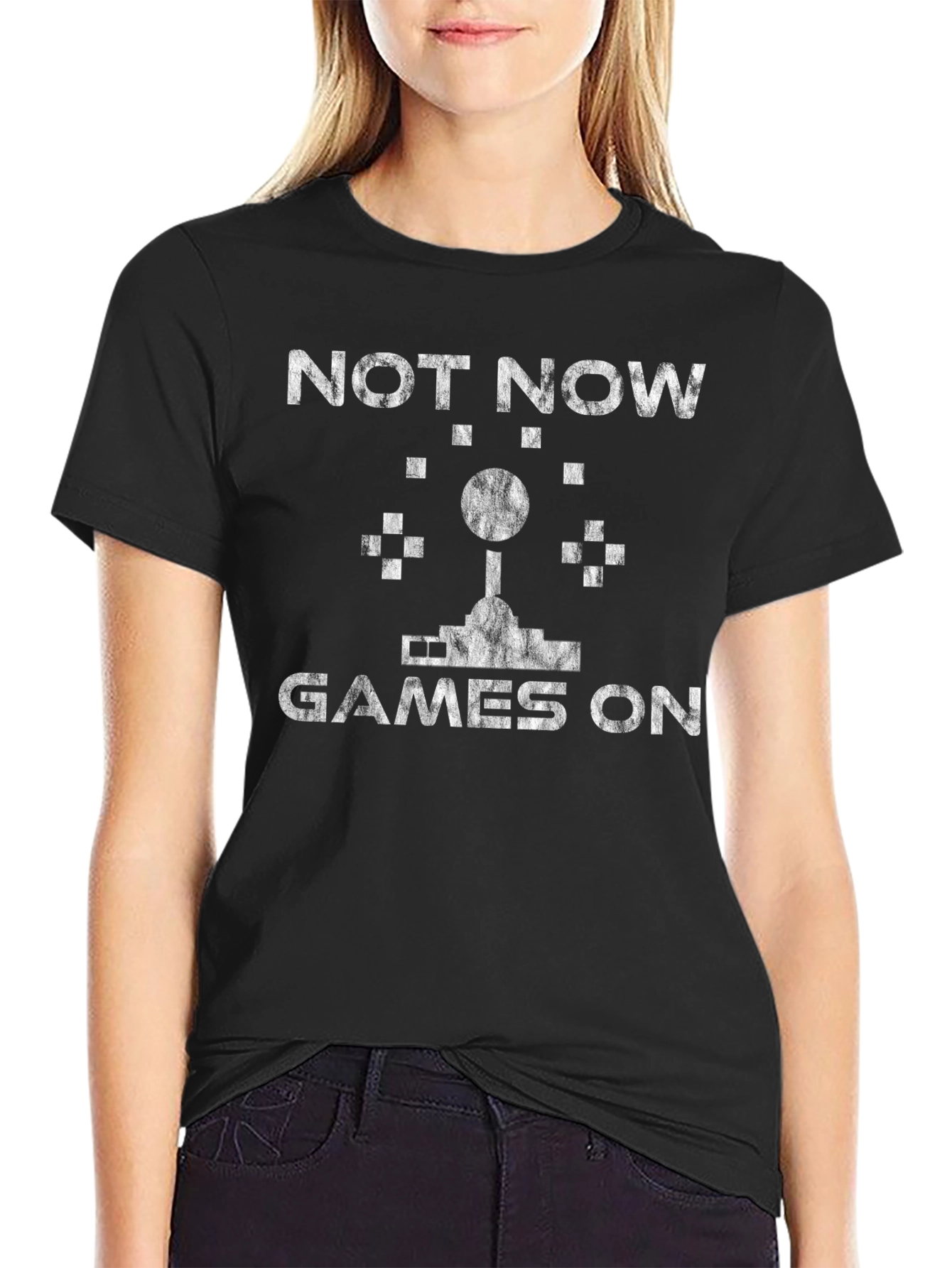 Gamer T-Shirt - Not Now Games On Retro Tee