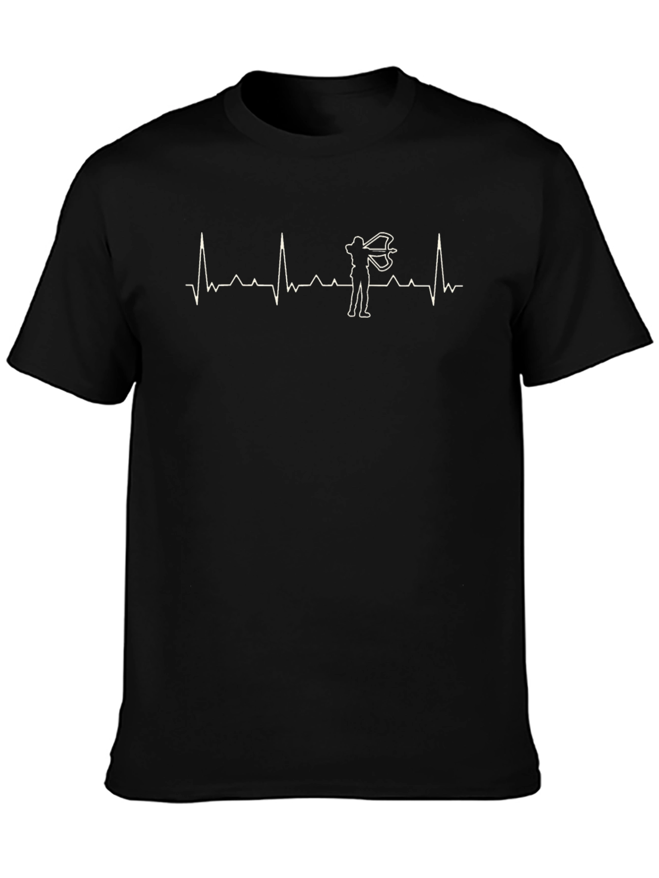 Archer Heartbeat T-Shirt - Black