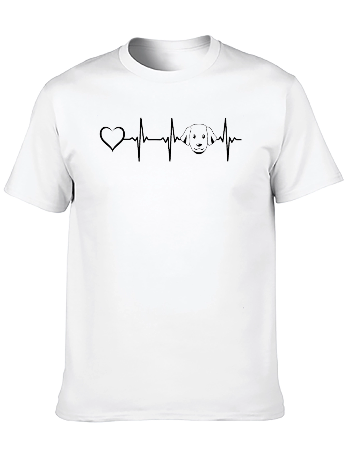 Heartbeat Dog Tee - Love Your Pup T-Shirt