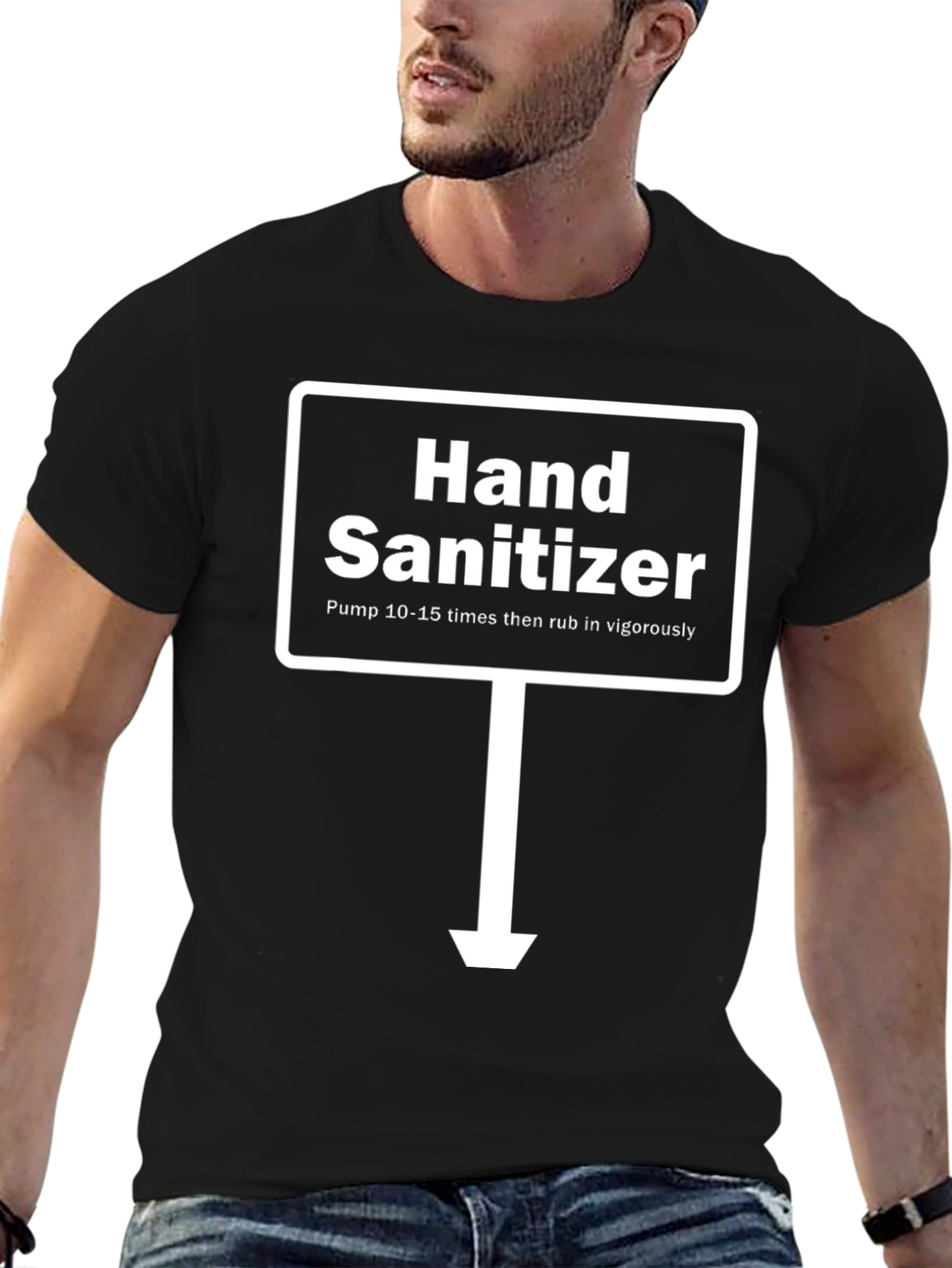 Hand Sanitizer Funny T-Shirt - Pump and Rub!